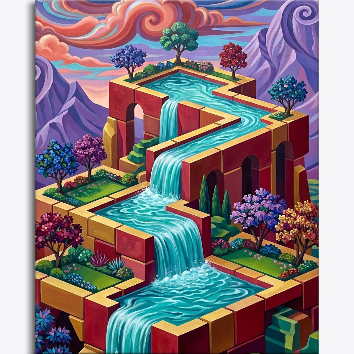 Stair-Step Cascade