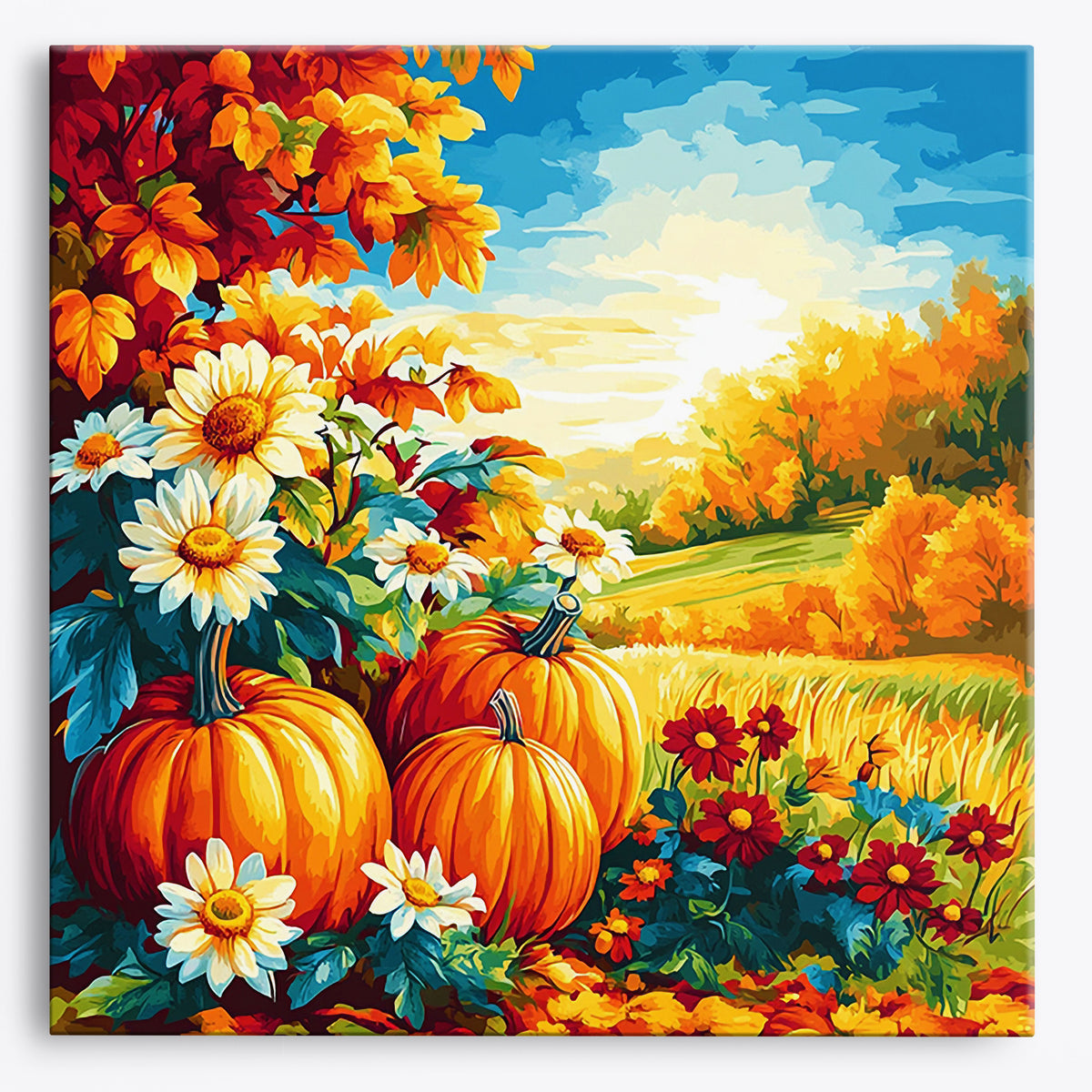 Wildflower Glow | Paint by Numbers Kit by Craftoria