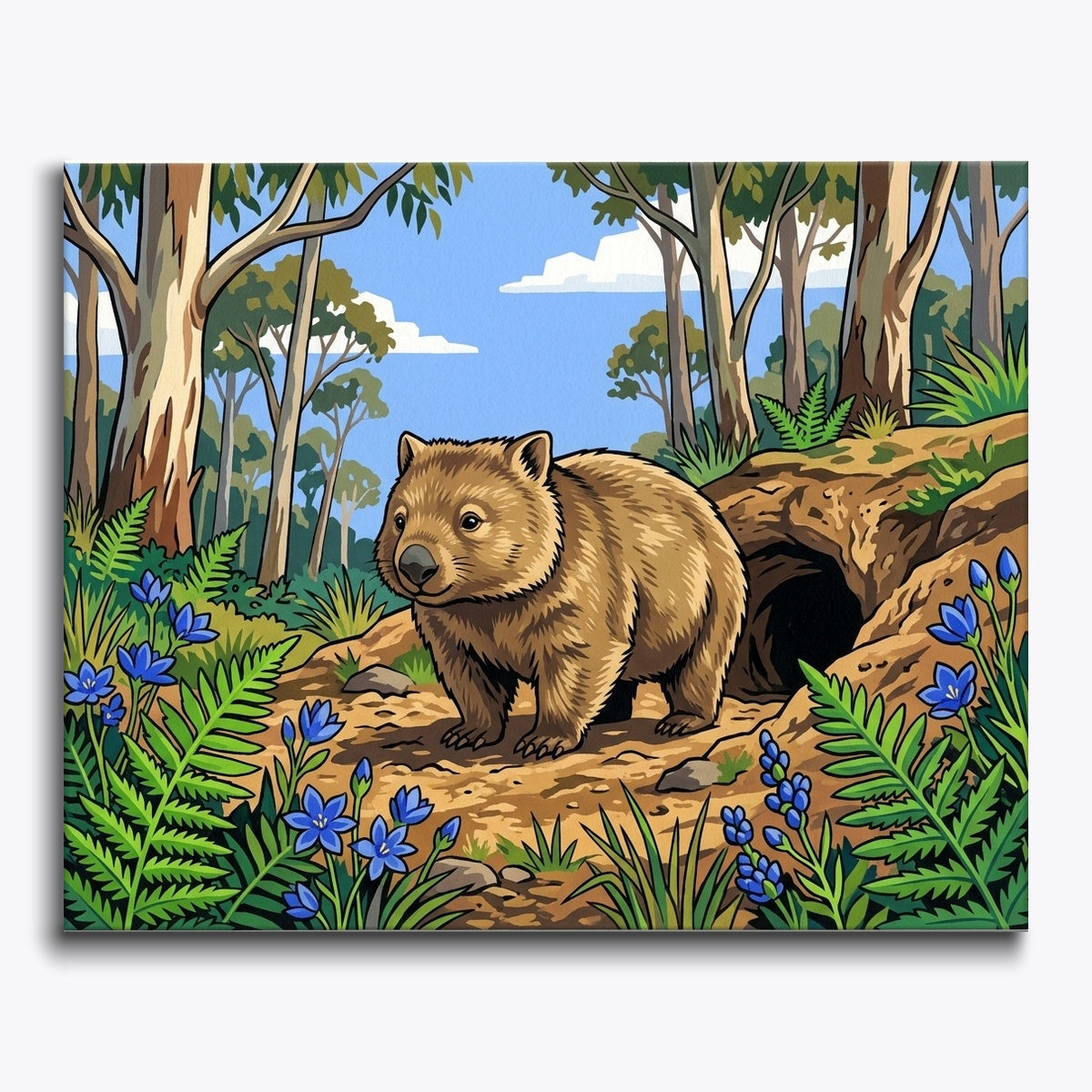Wombat in Nature