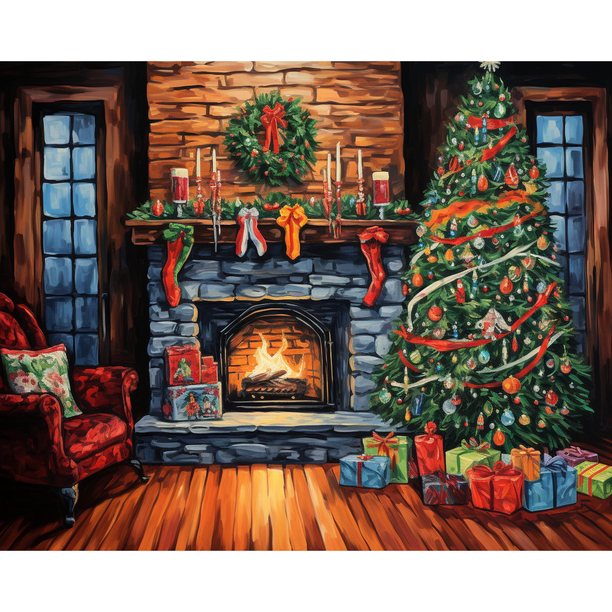 Árbol de Navidad Firelight