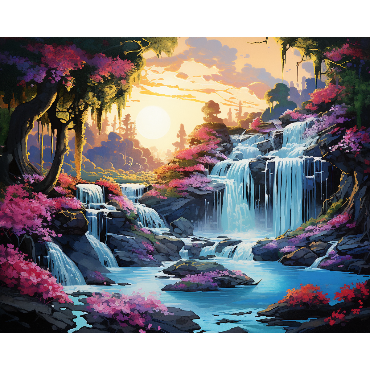 Cascada floral