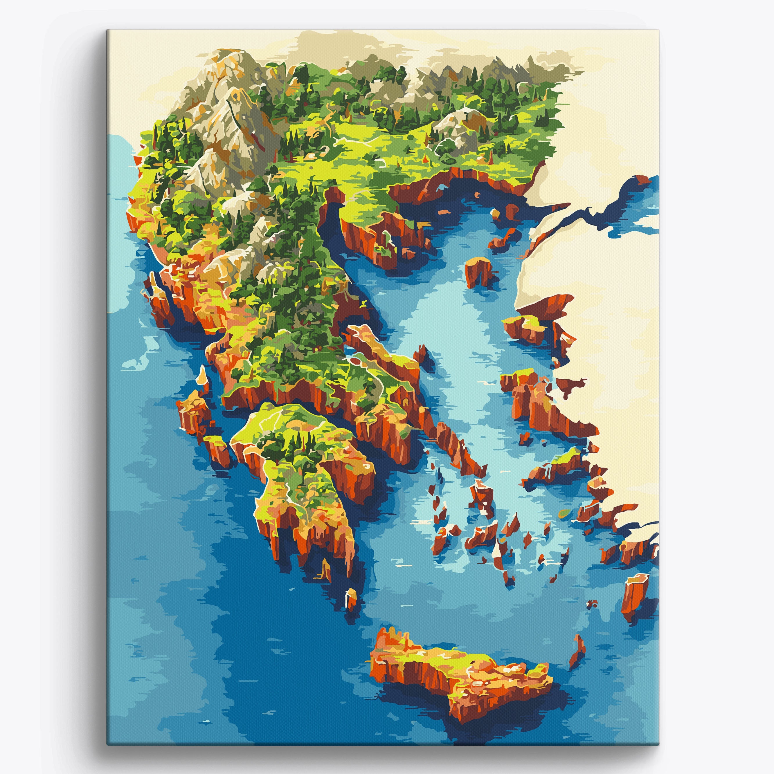 Dazzling Italy No Frame / 40x50cm