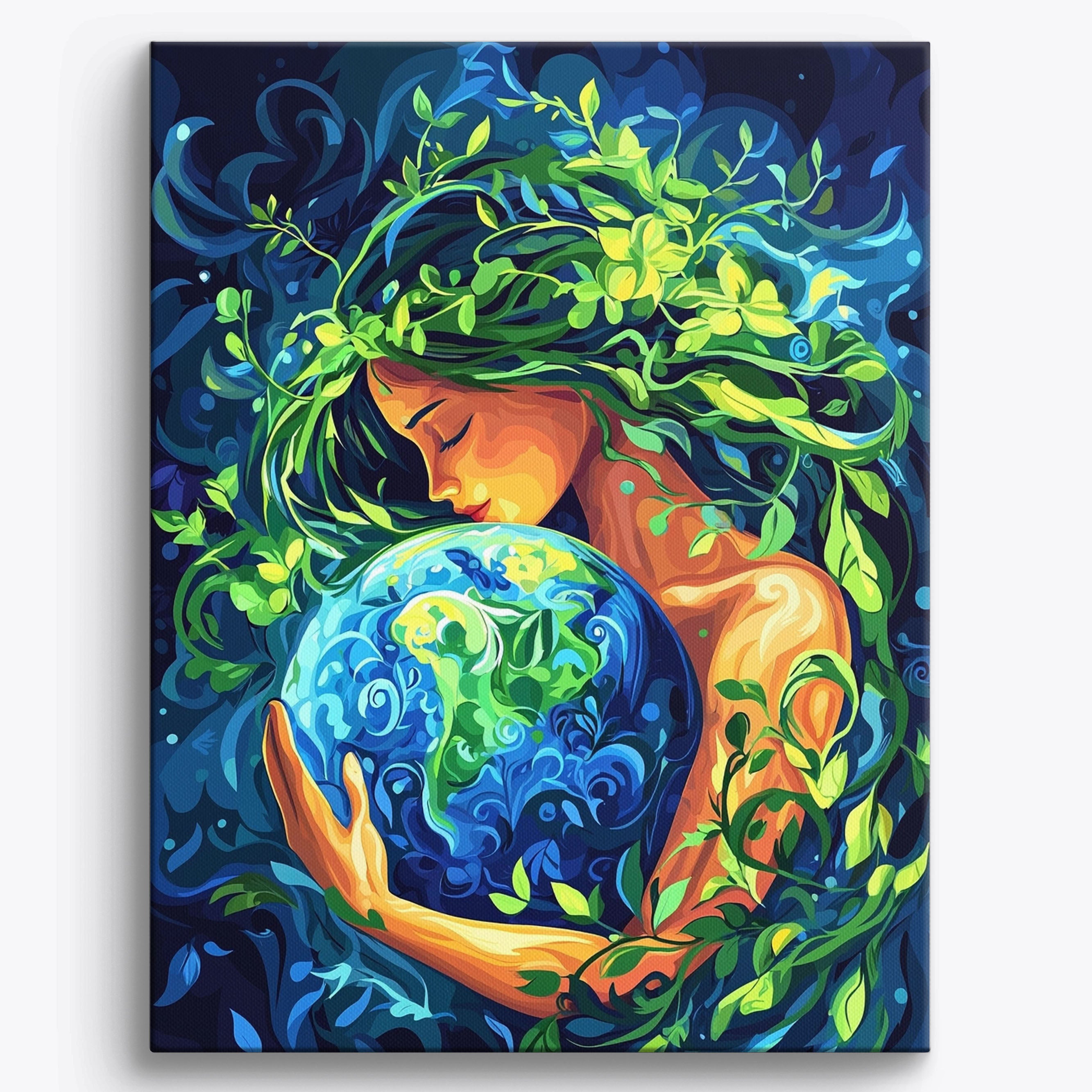 Green Goddess No Frame / 40x50cm