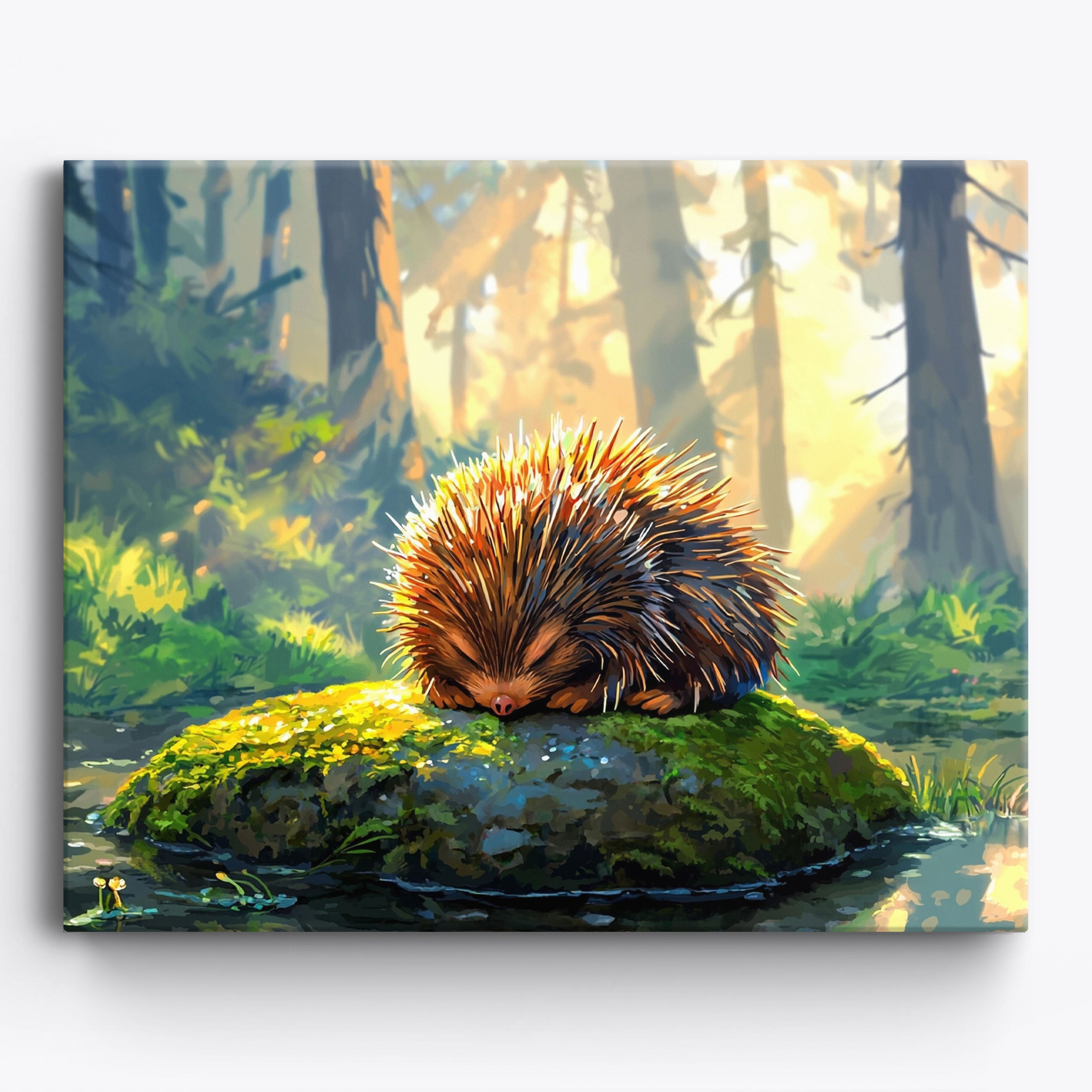 Misty Morning Tenrec No Frame / 50x40cm