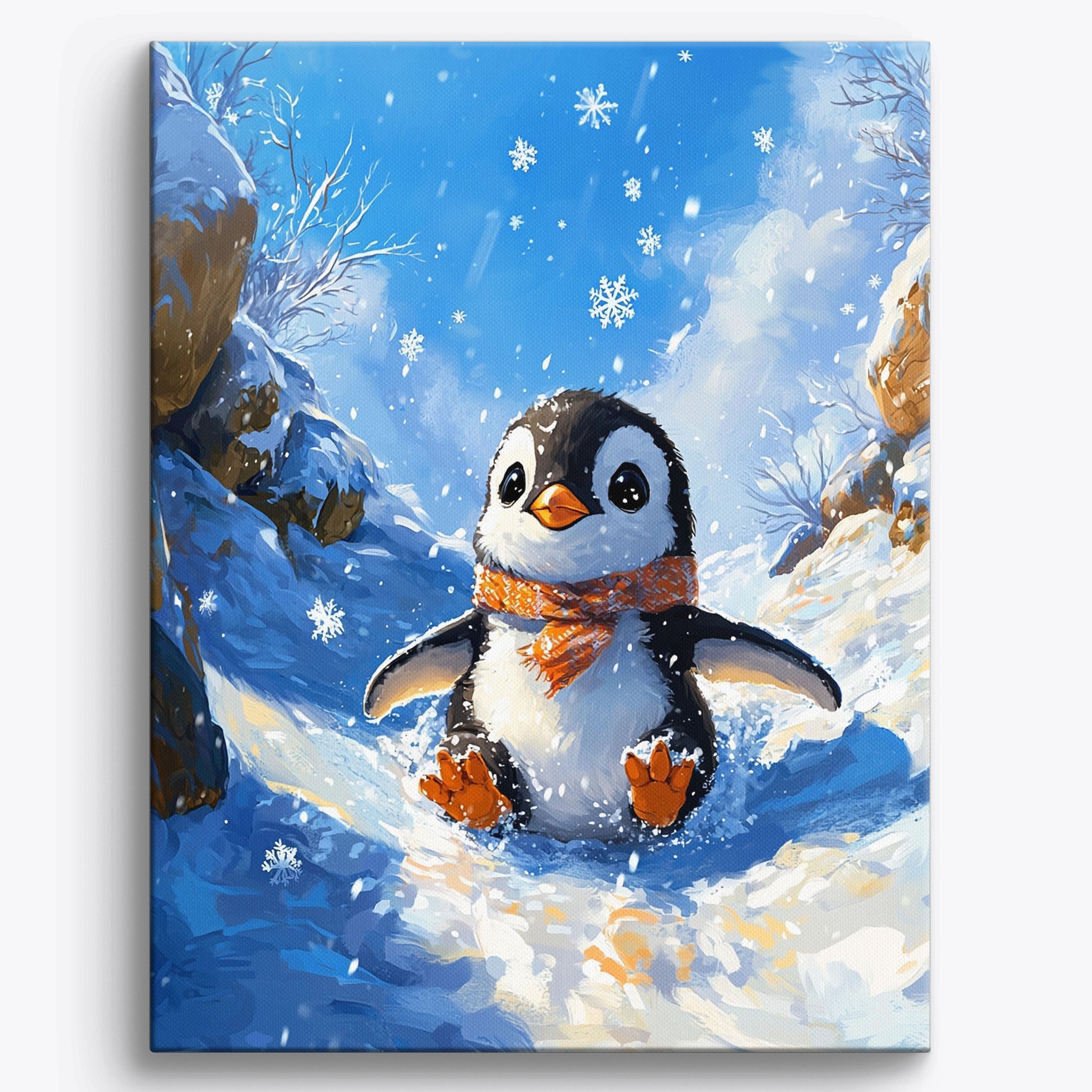 Frosty Descent No Frame / 40x50cm