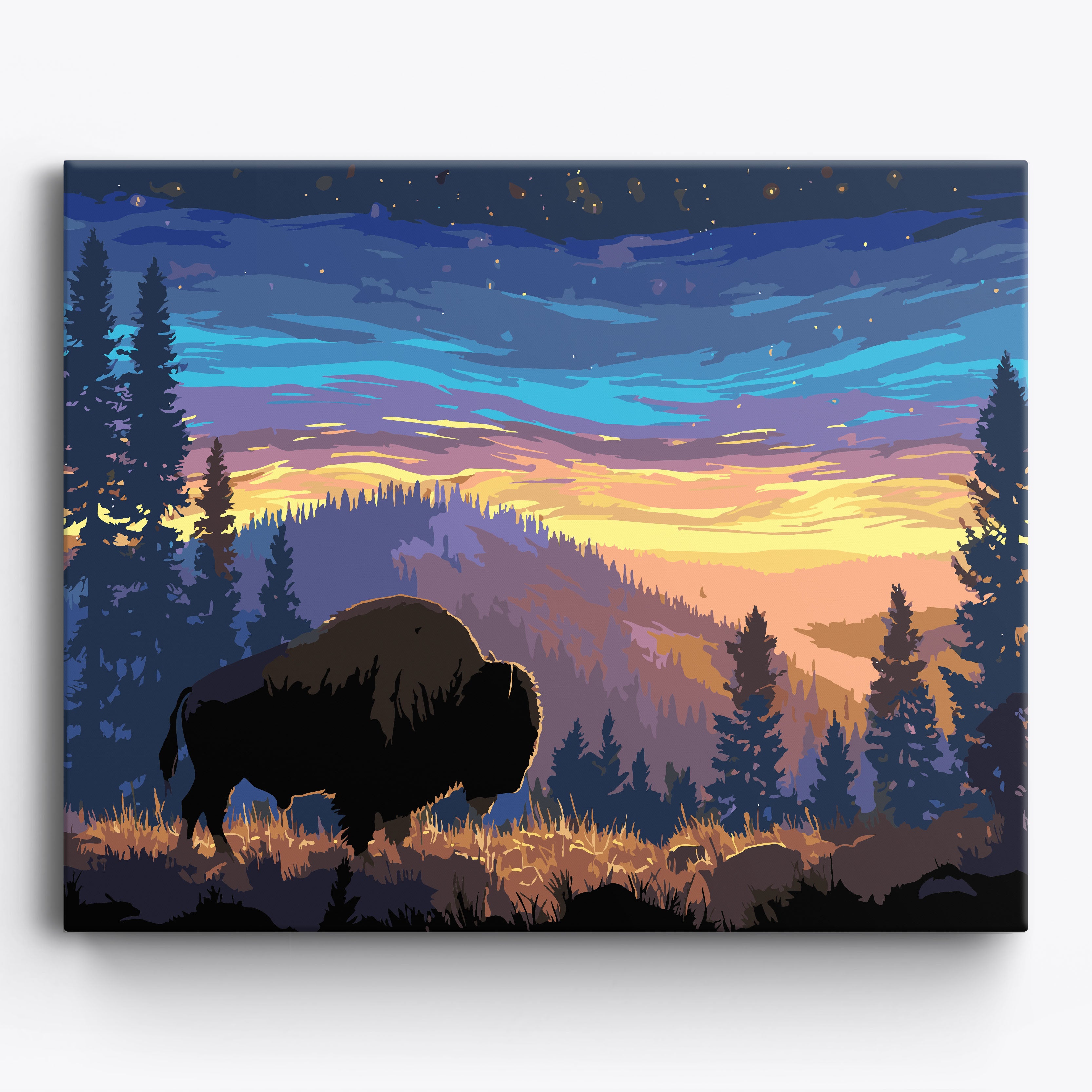 Prairie Nightfall No Frame / 50x40cm