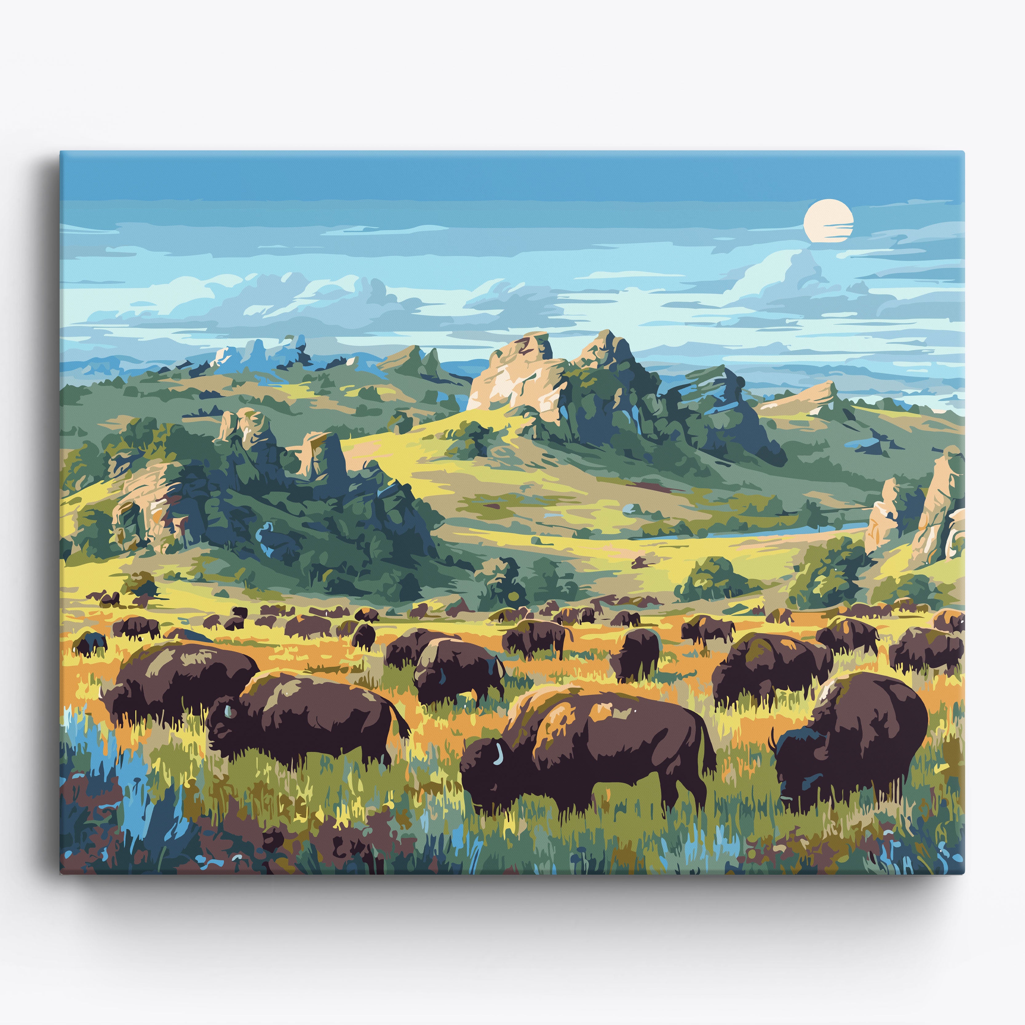 Rolling Herd No Frame / 50x40cm