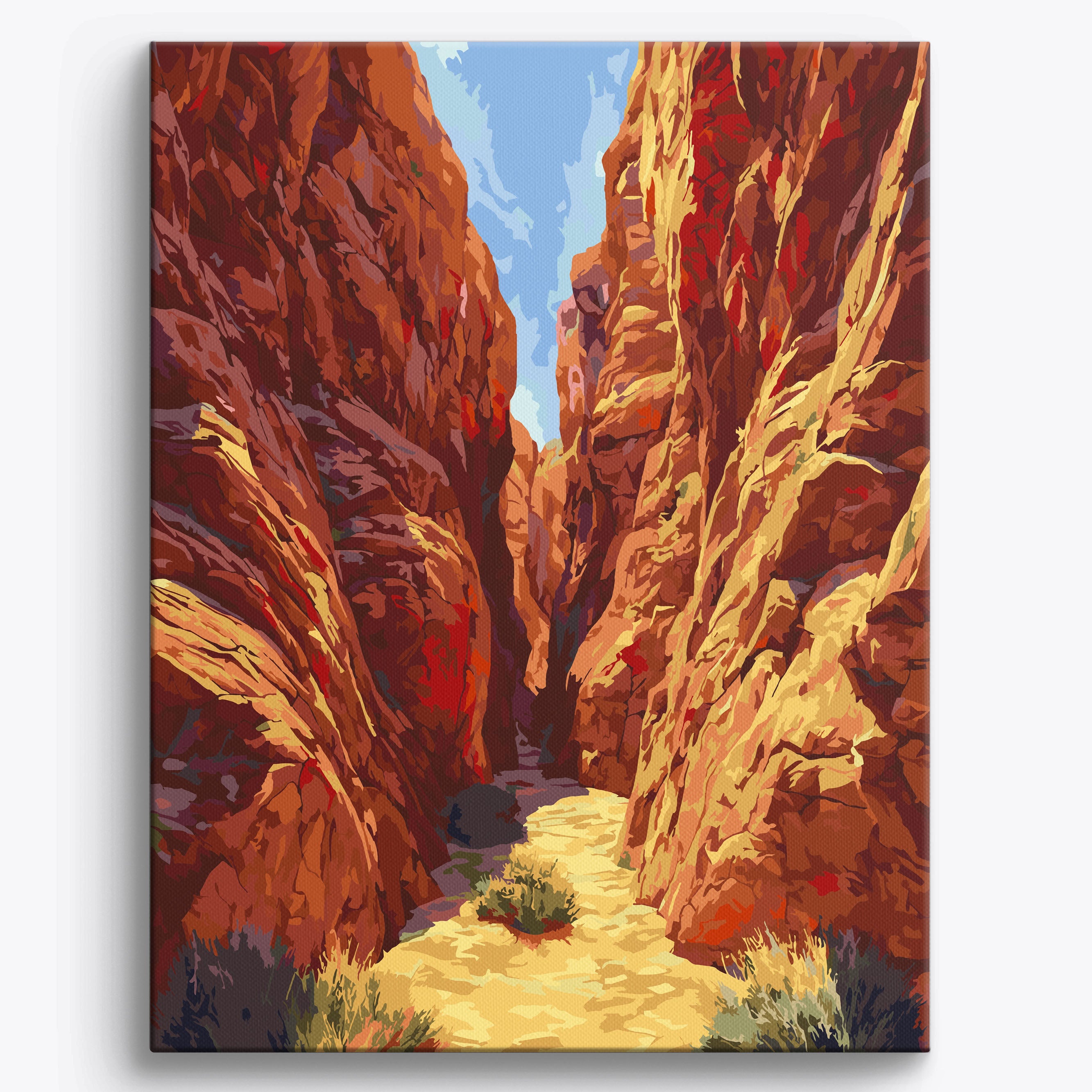 Amber Silence No Frame / 40x50cm