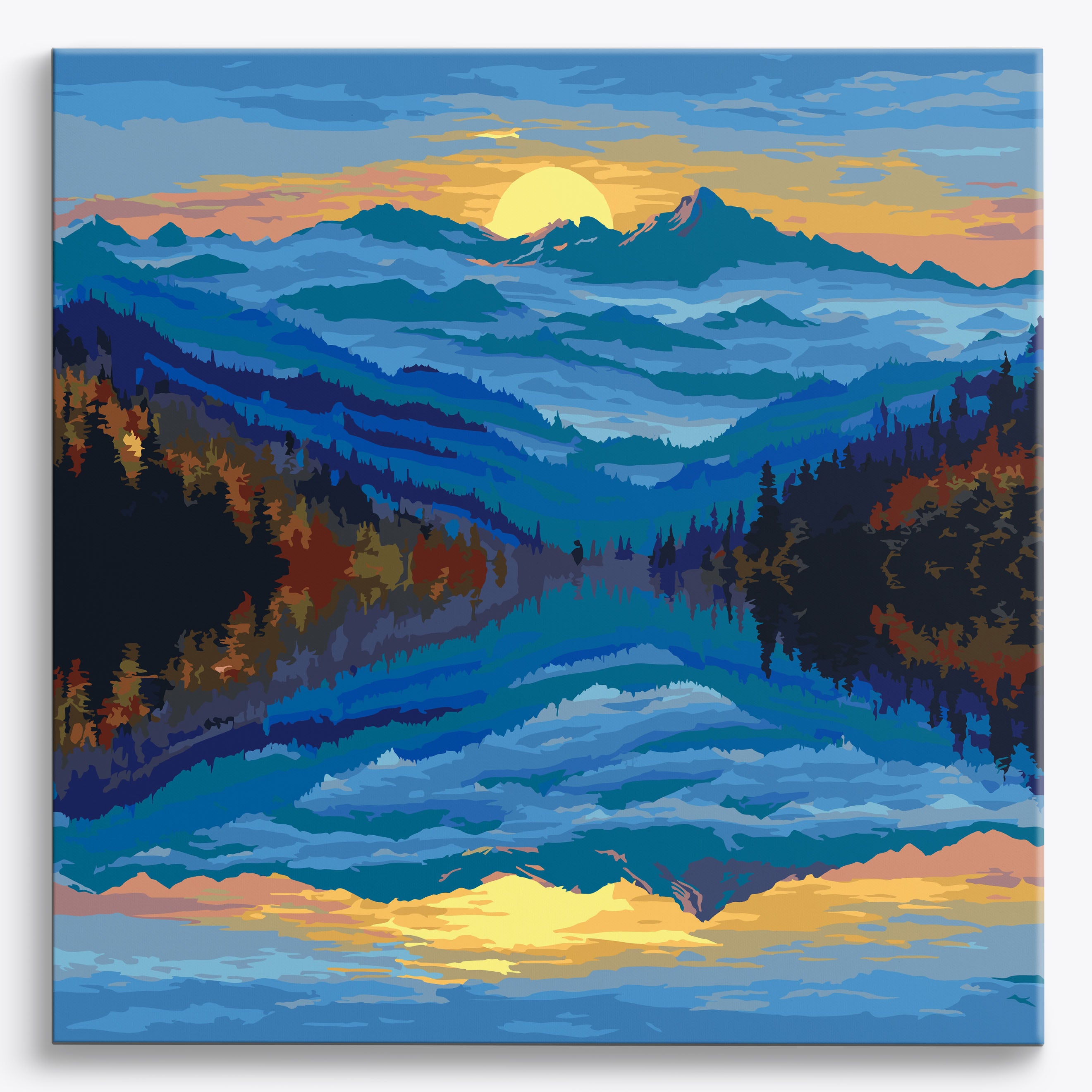 Skyline Serenity No Frame / 40x40cm
