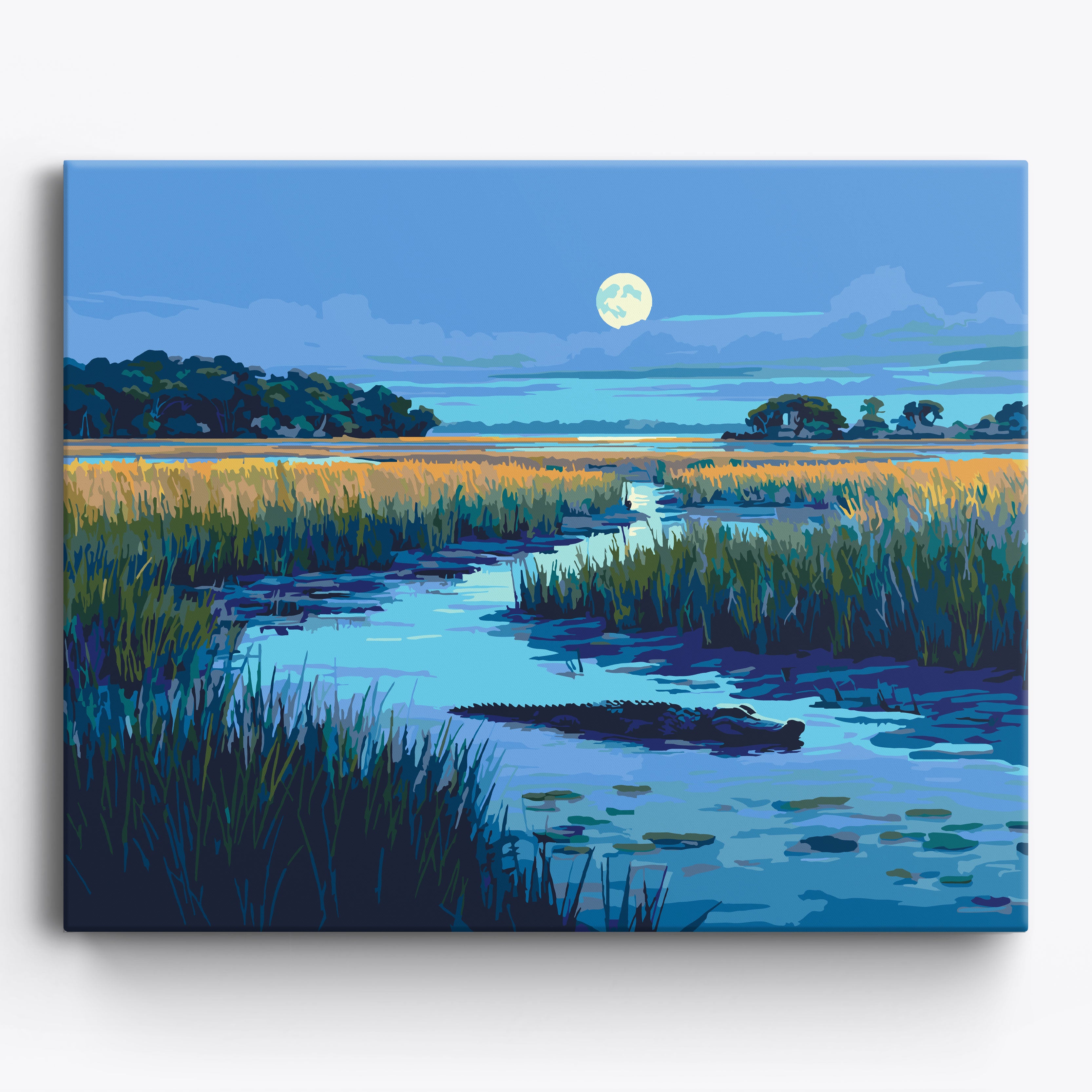 Indigo Reflection No Frame / 50x40cm