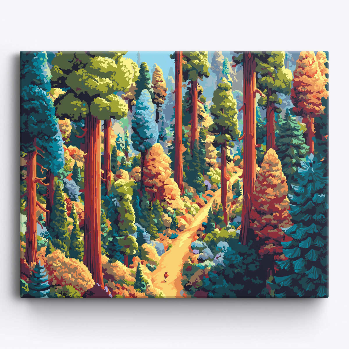 Golden Canopy | Paint by Numbers Kit by Craftoria