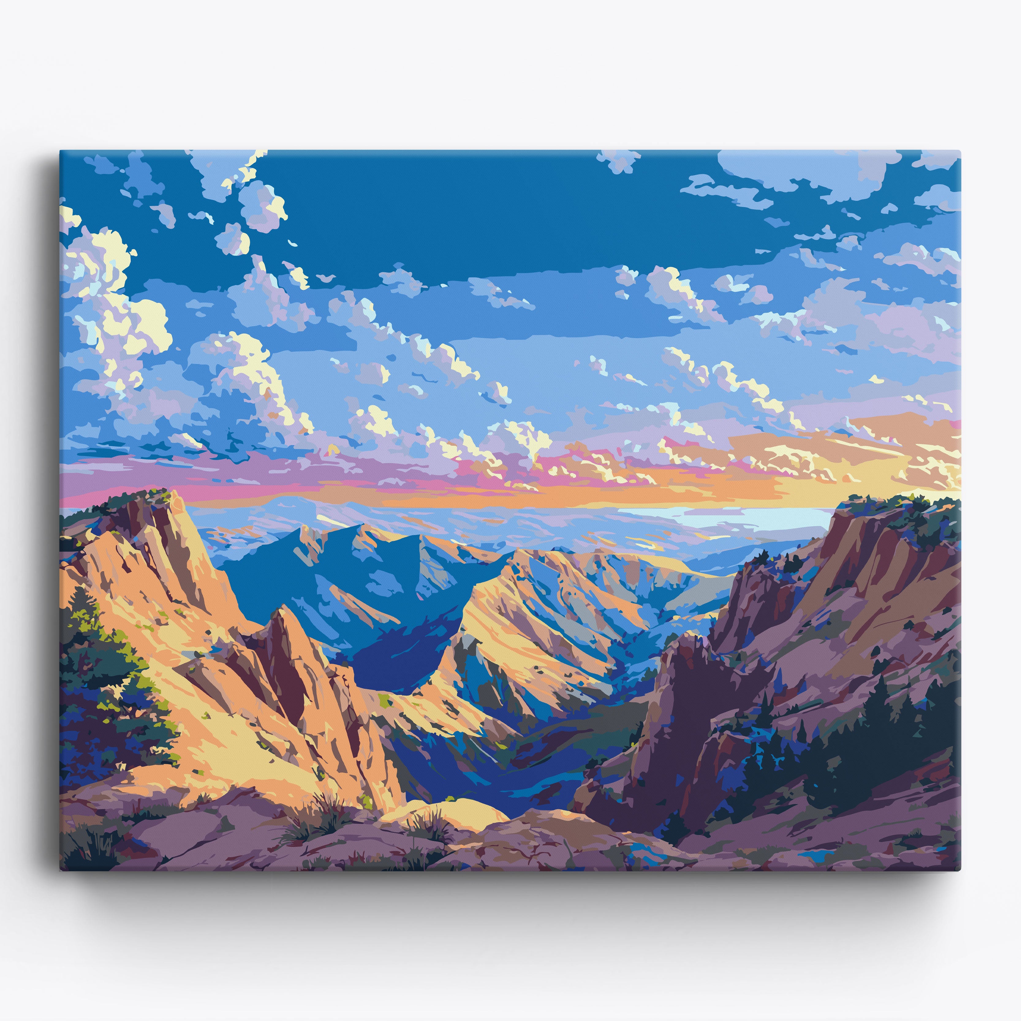 Graphic Zion Layers No Frame / 50x40cm