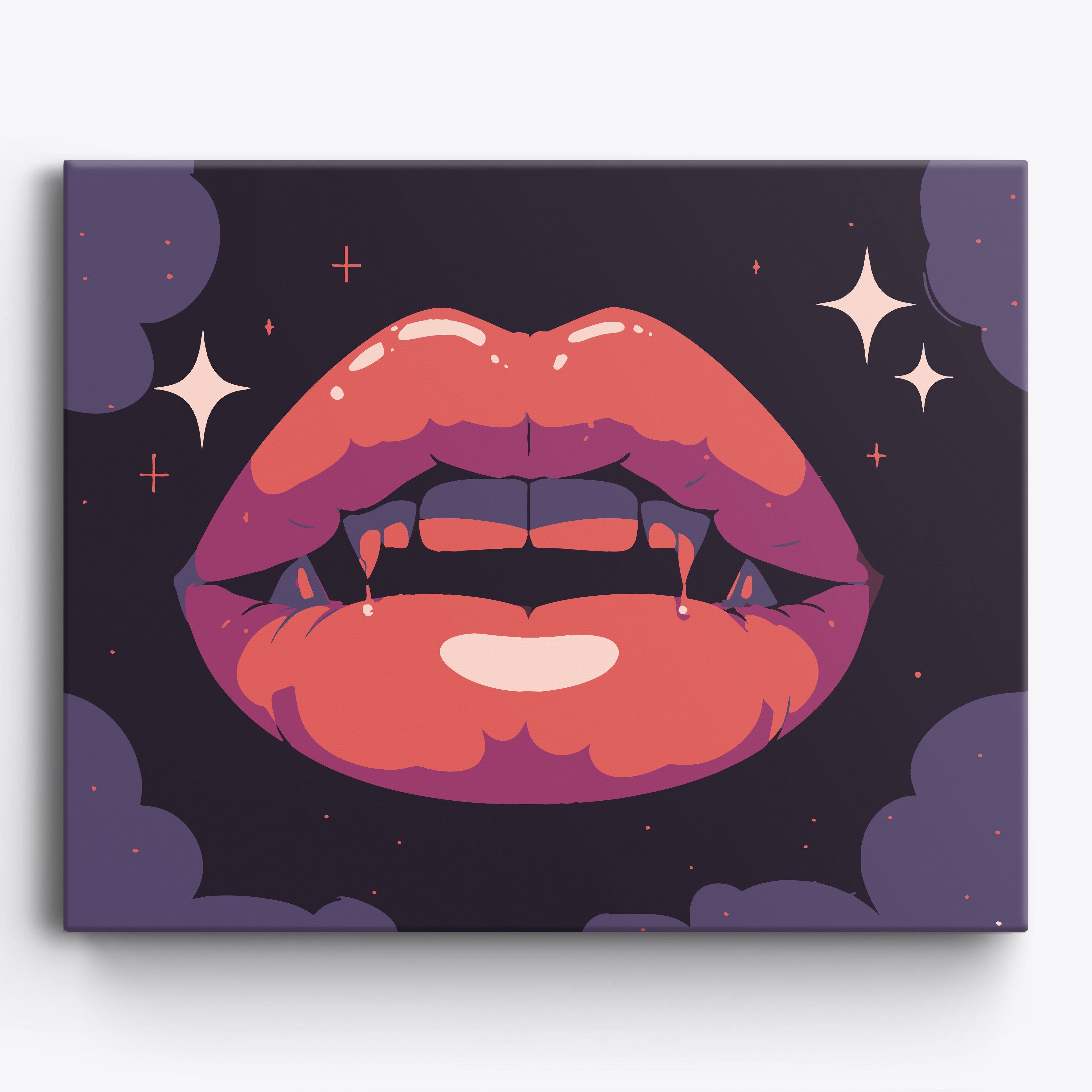 Night Star Fangs No Frame / 50x40cm