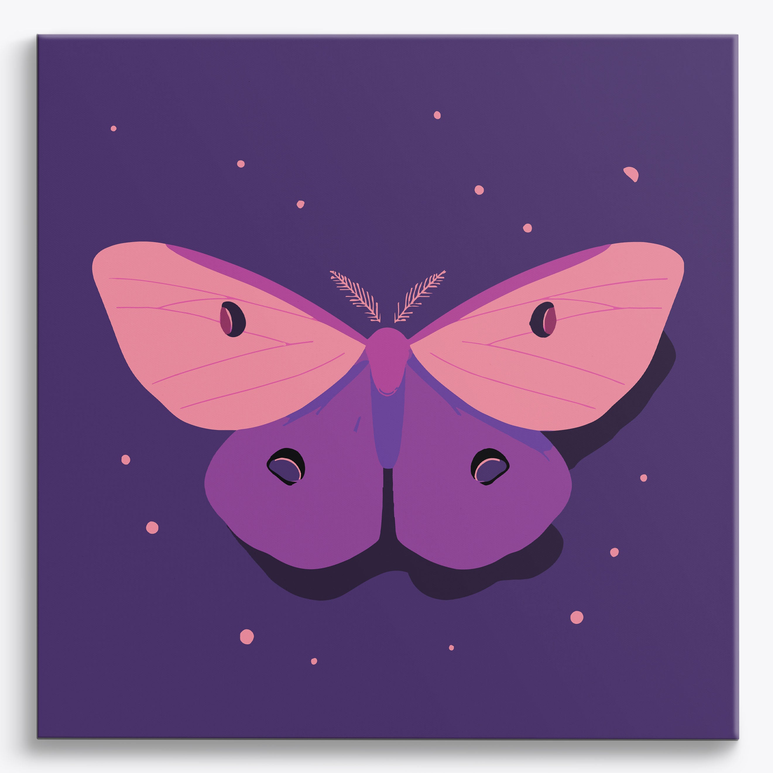 Violet Flight No Frame / 40x40cm