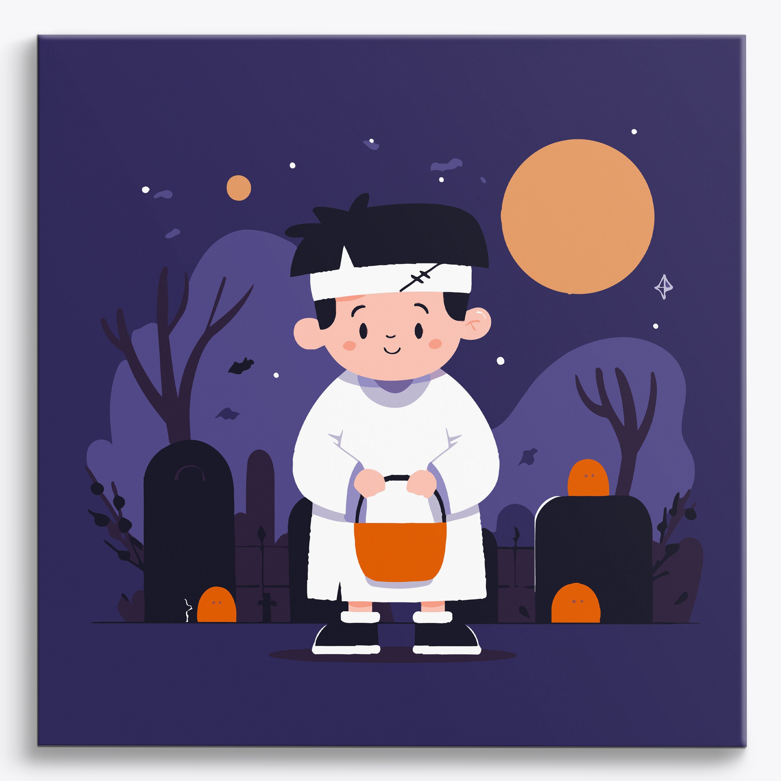 Moonlit Trick-Or-Treat No Frame / 40x40cm