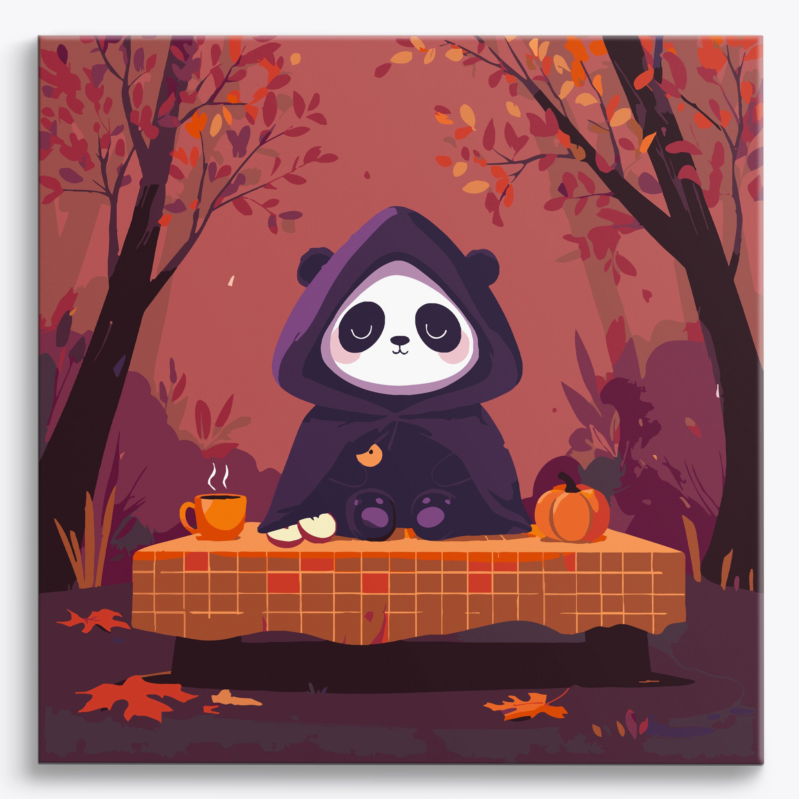 Sleepy Picnic No Frame / 40x40cm