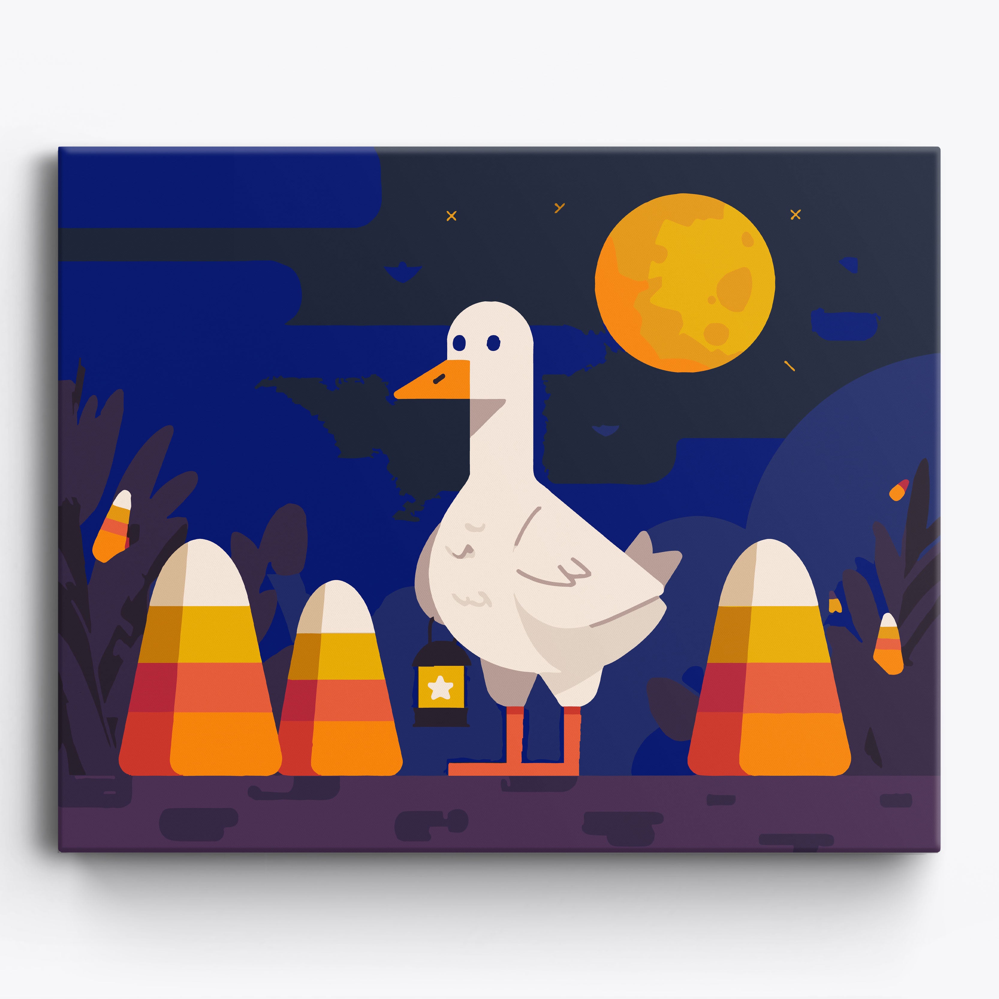 Moonlit Guardian Trio No Frame / 50x40cm