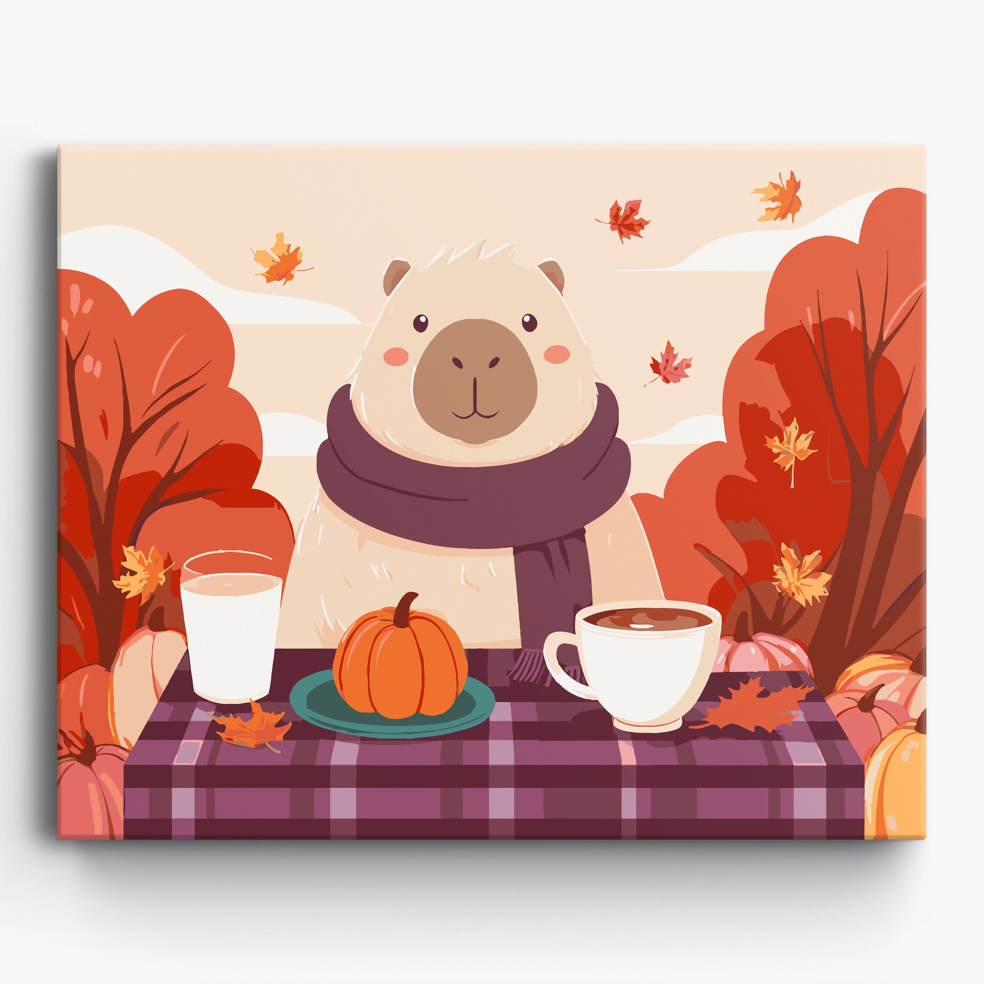Pumpkin Donut Relaxation No Frame / 50x40cm
