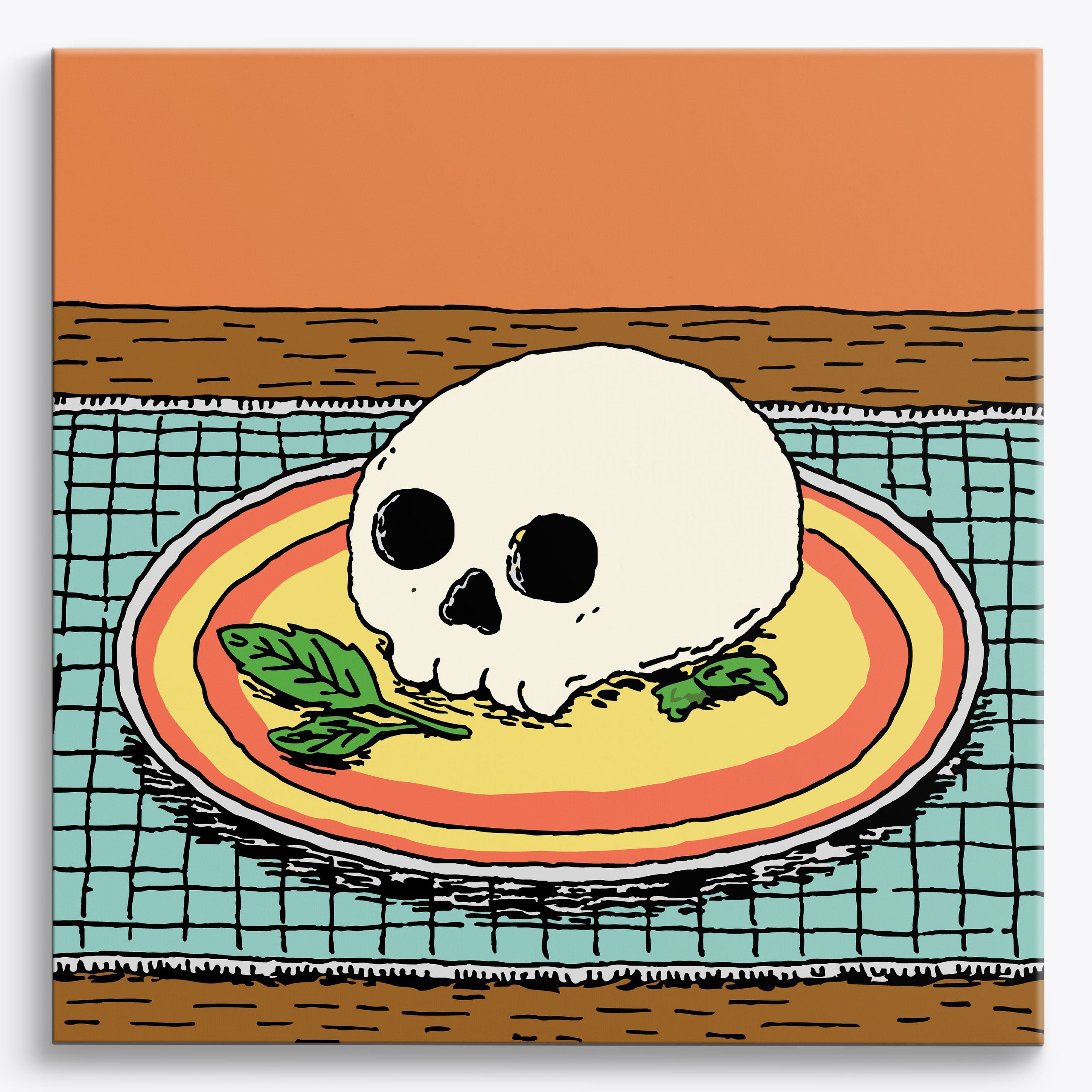 Sugar Skull No Frame / 40x40cm