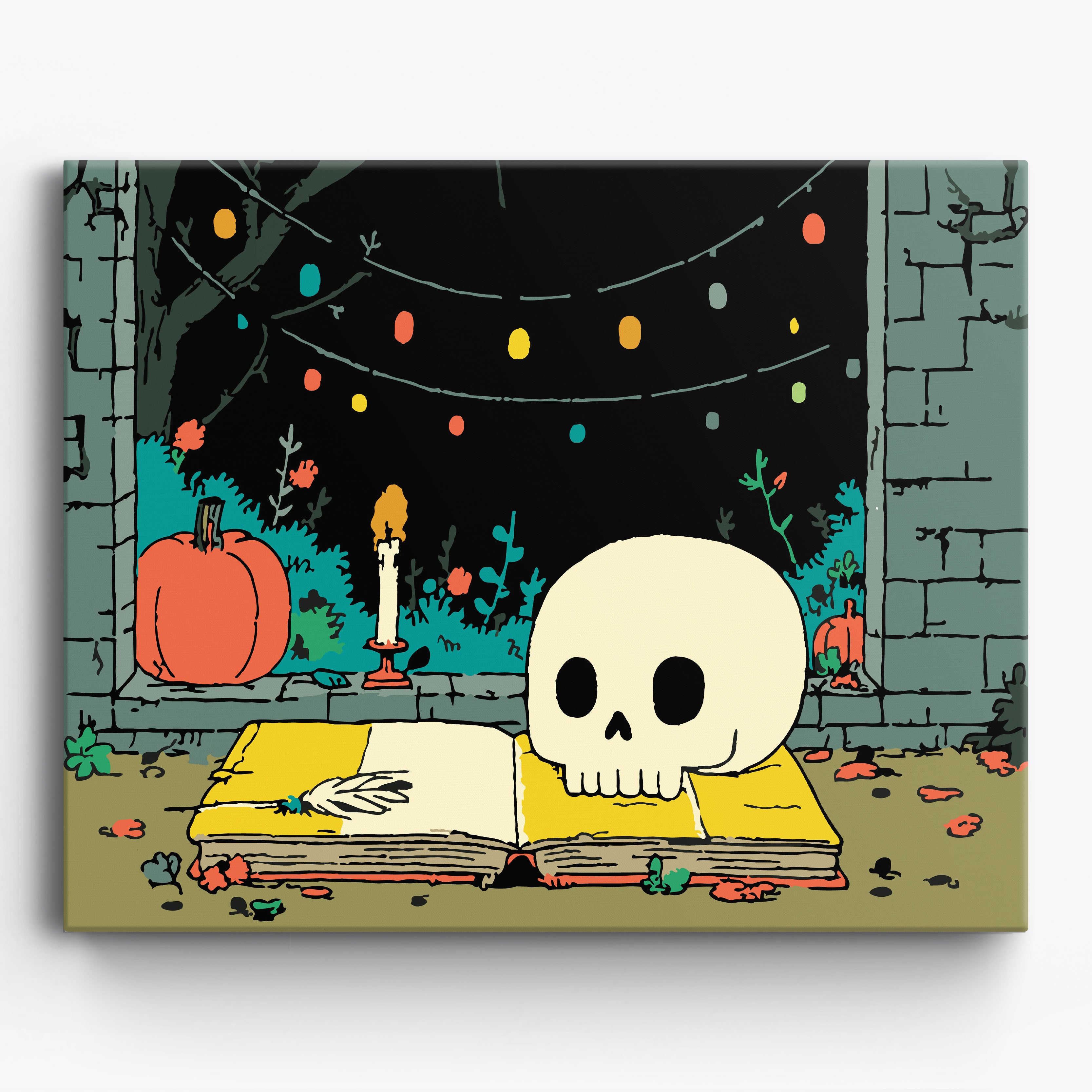 Skull Reflection No Frame / 50x40cm
