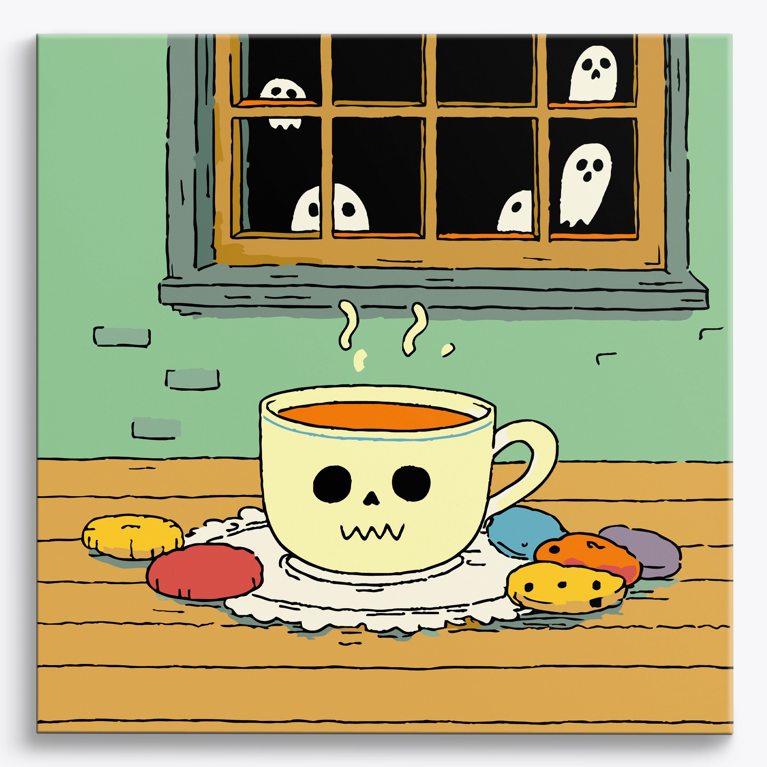 Ghostly Brew No Frame / 40x40cm