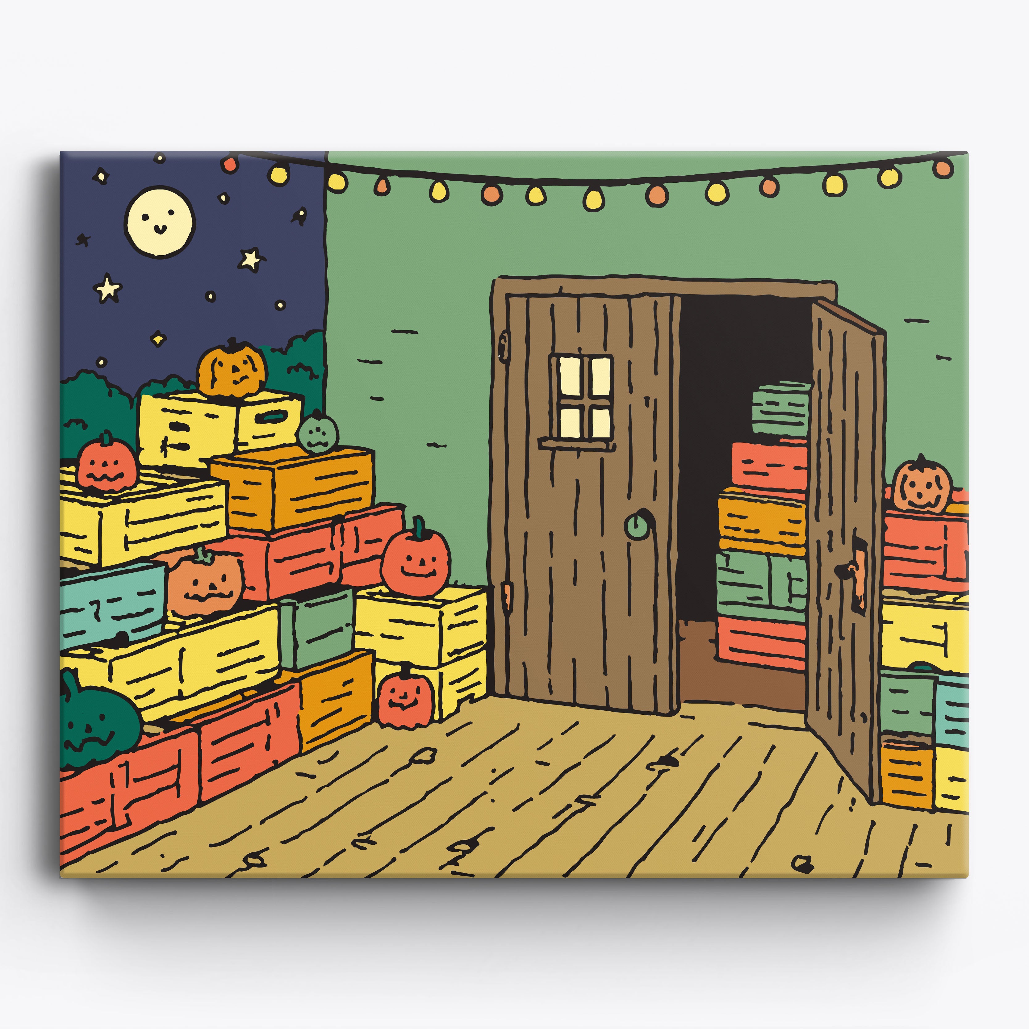 Moonlit Press No Frame / 50x40cm