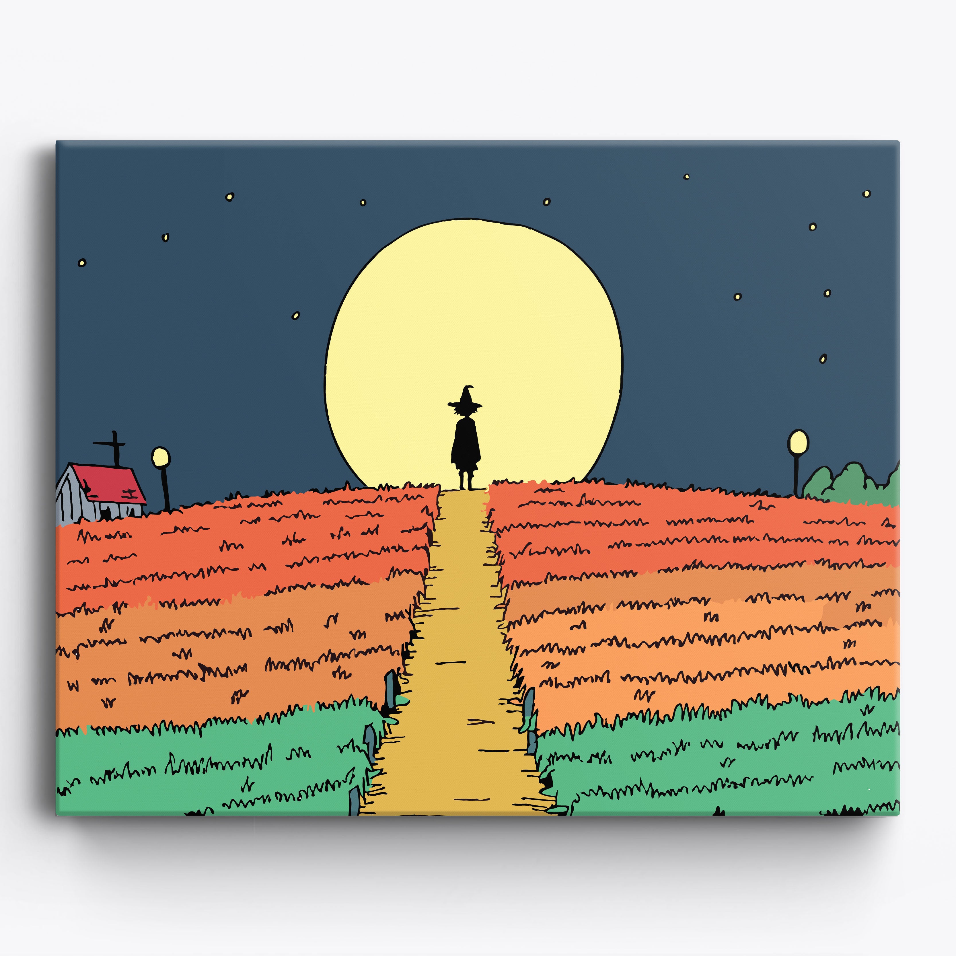 Moonlit Guardian No Frame / 50x40cm