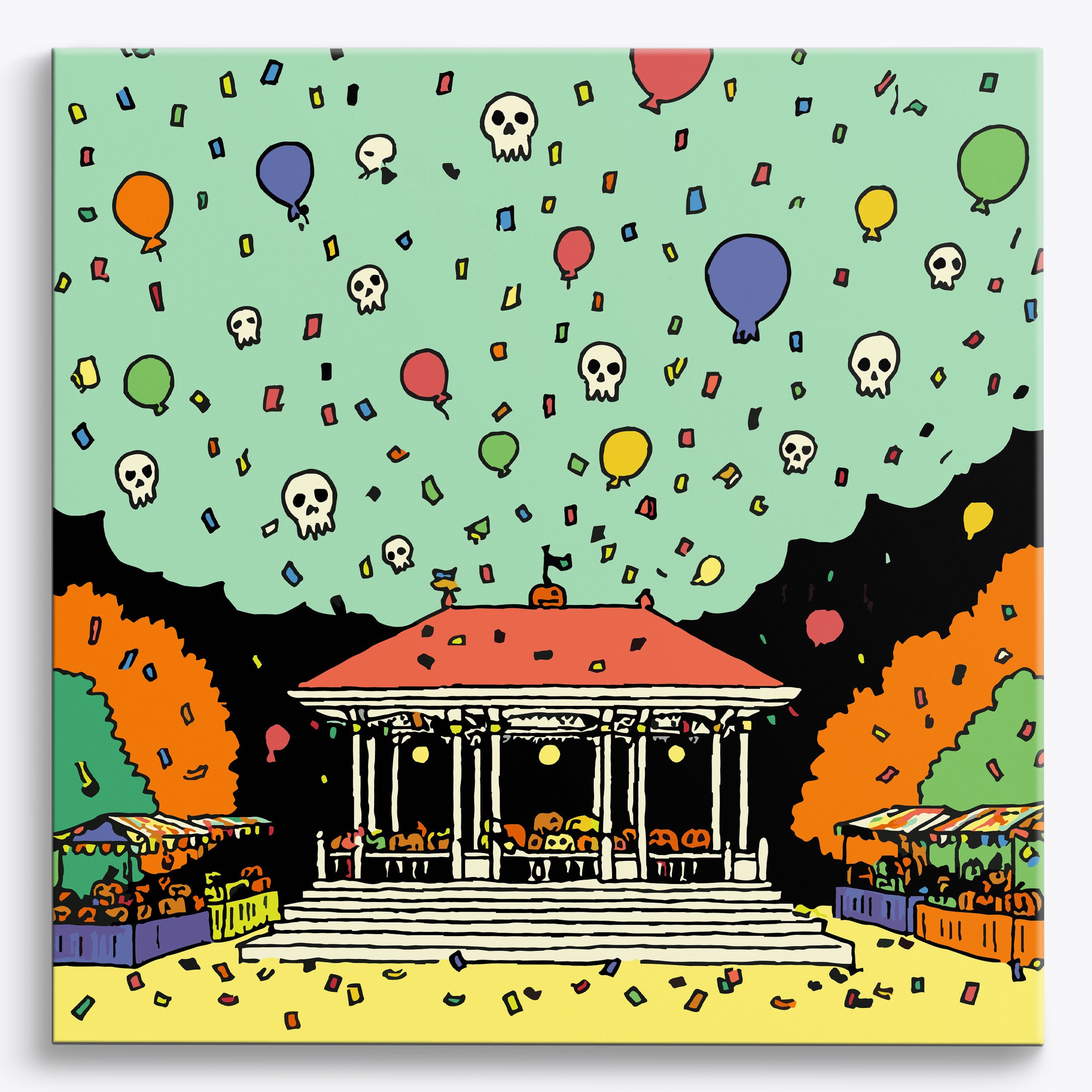 Market Jazz No Frame / 40x40cm