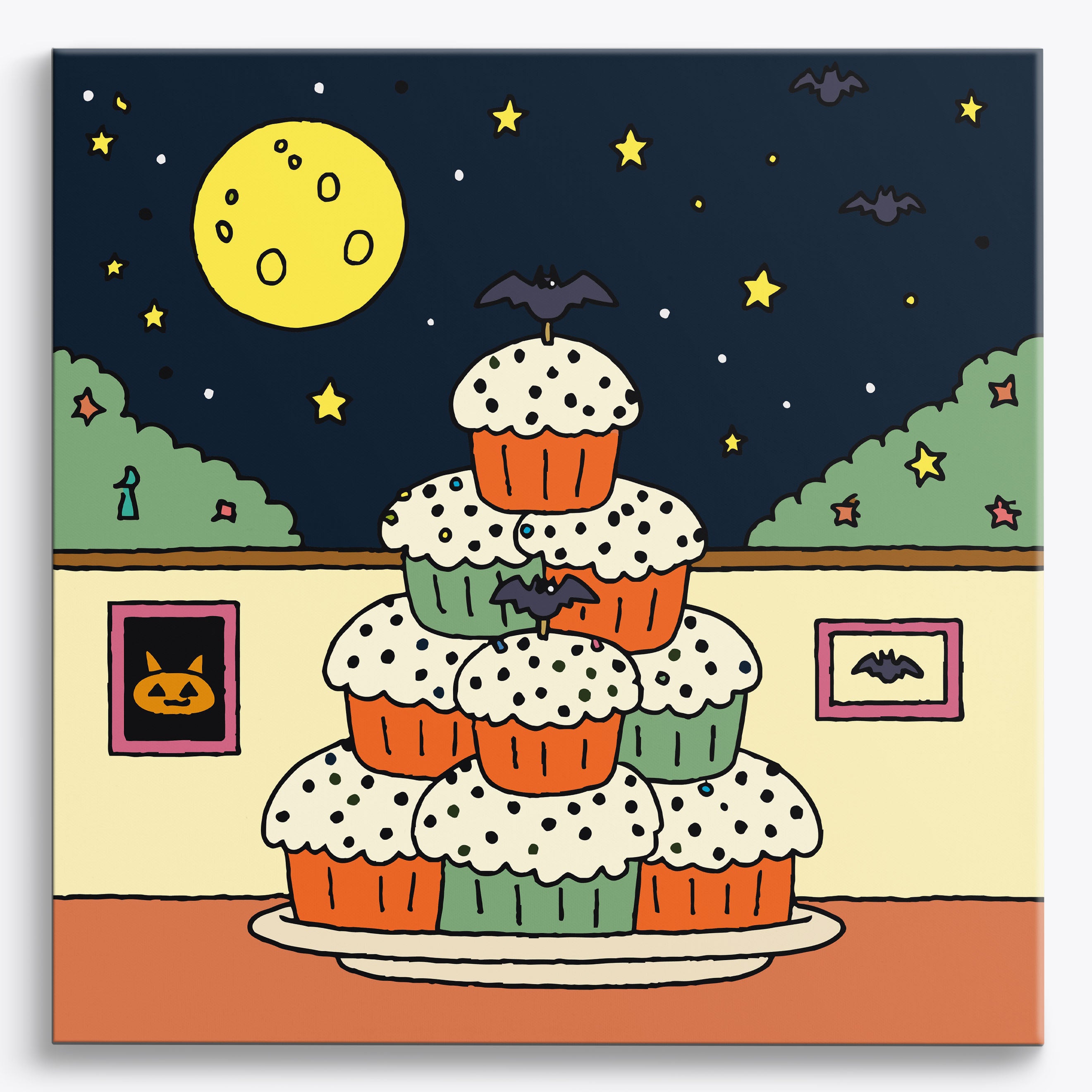 Garland Glam Cupcakes No Frame / 40x40cm