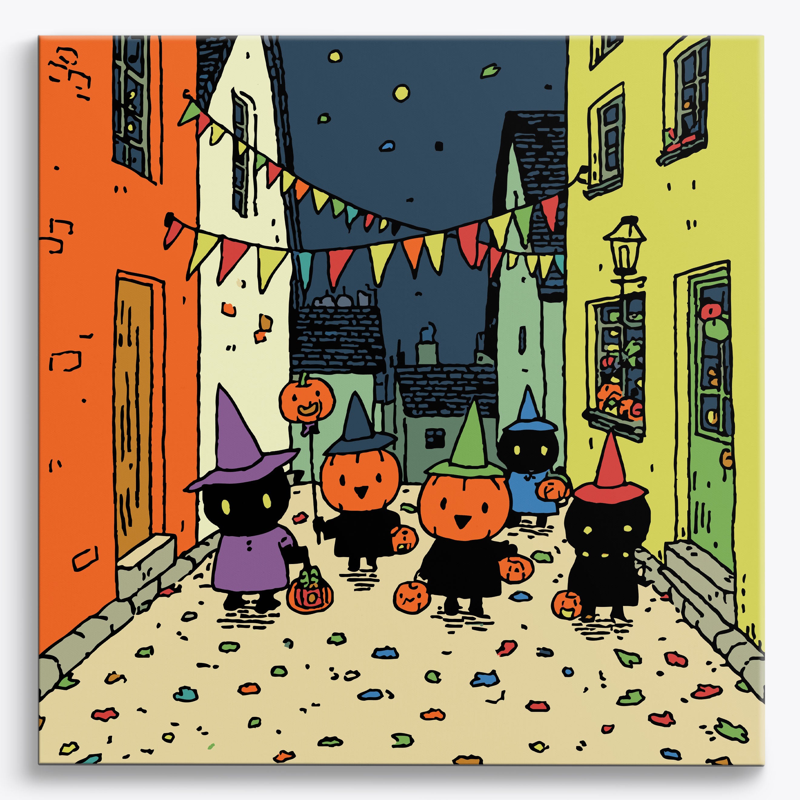 Midnight Celebration No Frame / 40x40cm