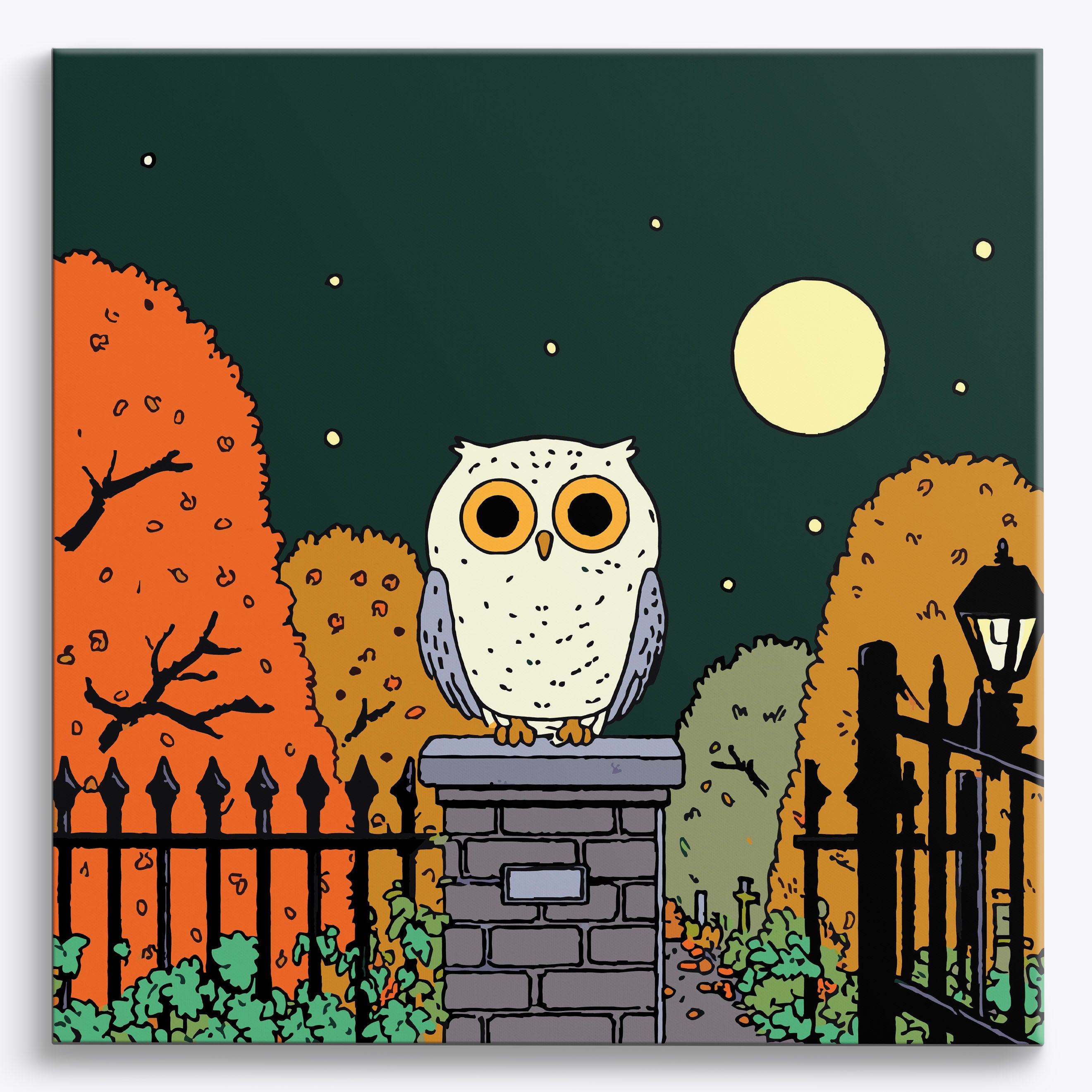Cemetery Watch No Frame / 40x40cm