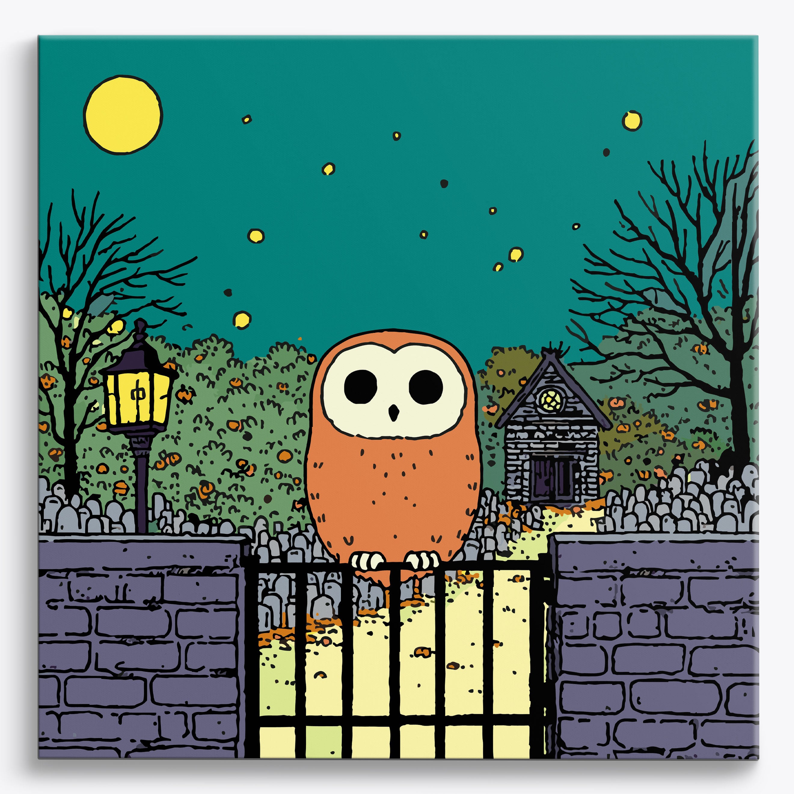 Lantern Vigil No Frame / 40x40cm