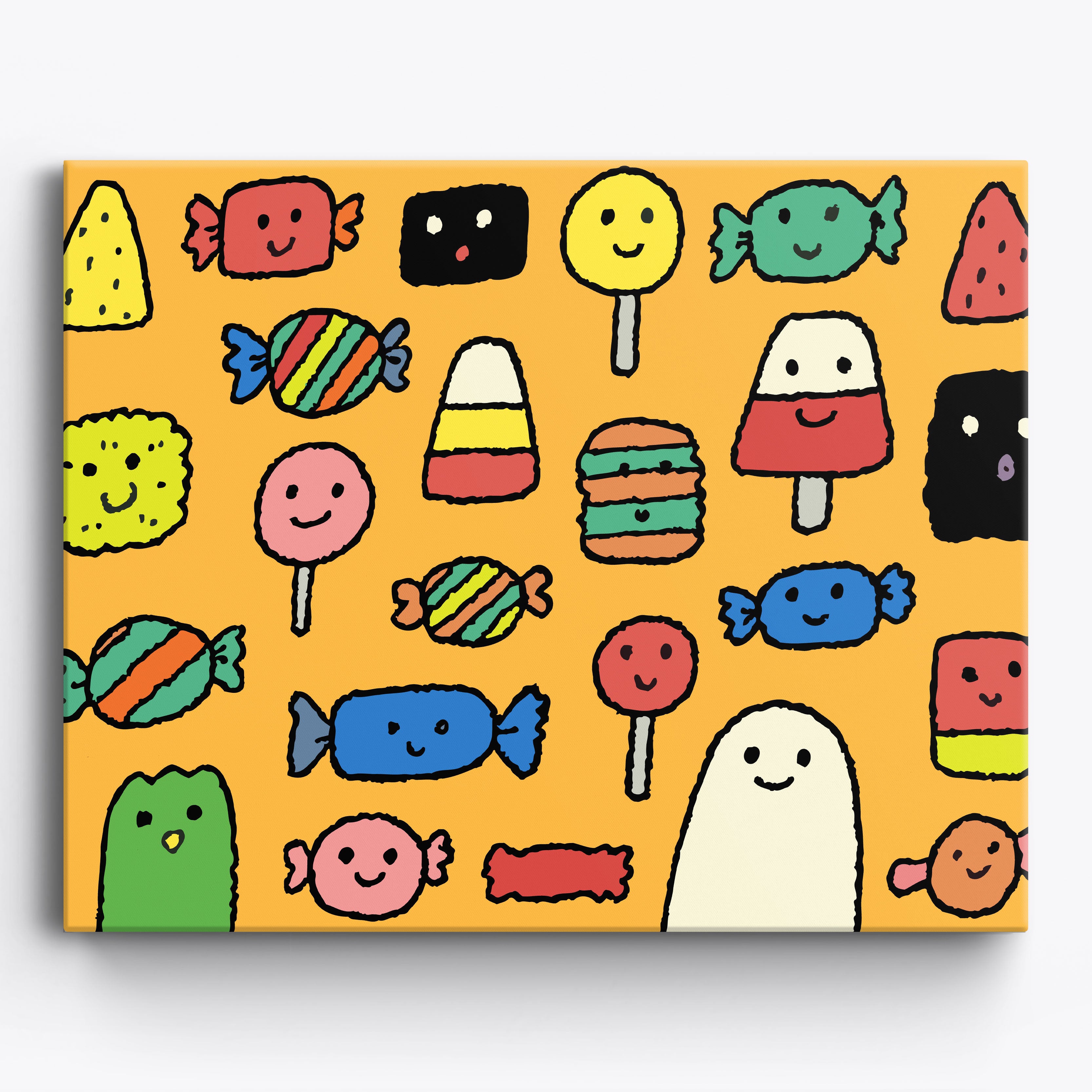 Candy Corn Harmony No Frame / 50x40cm