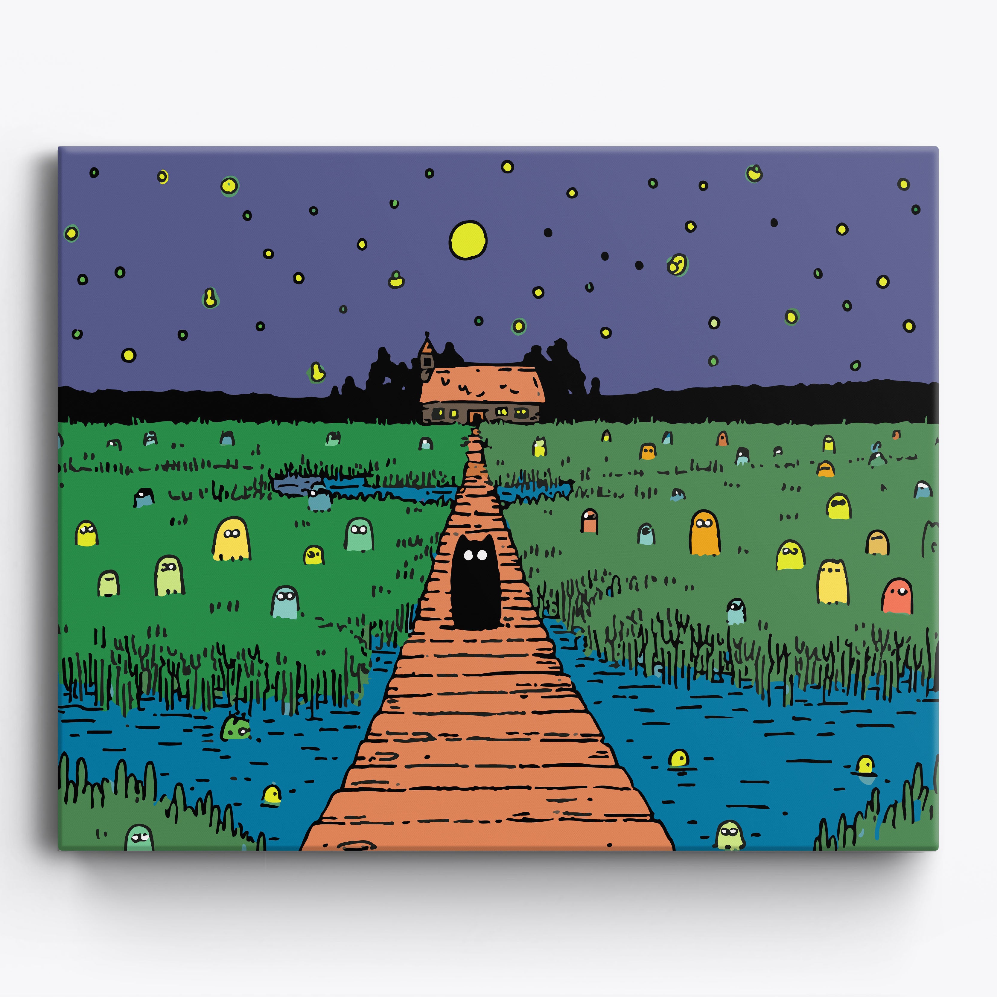 Moonlit Haven No Frame / 50x40cm
