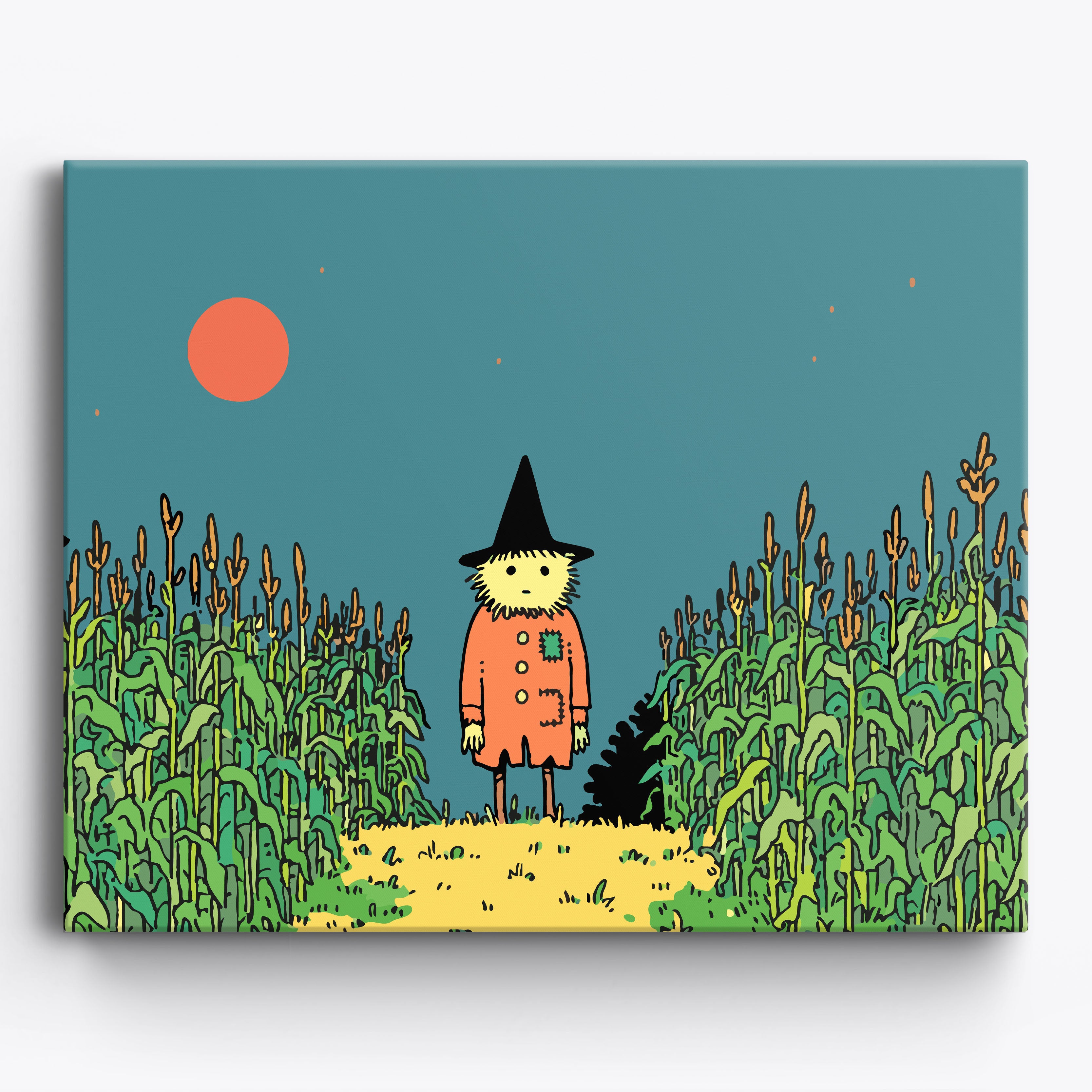 Patchwork Nightfall Maze No Frame / 50x40cm