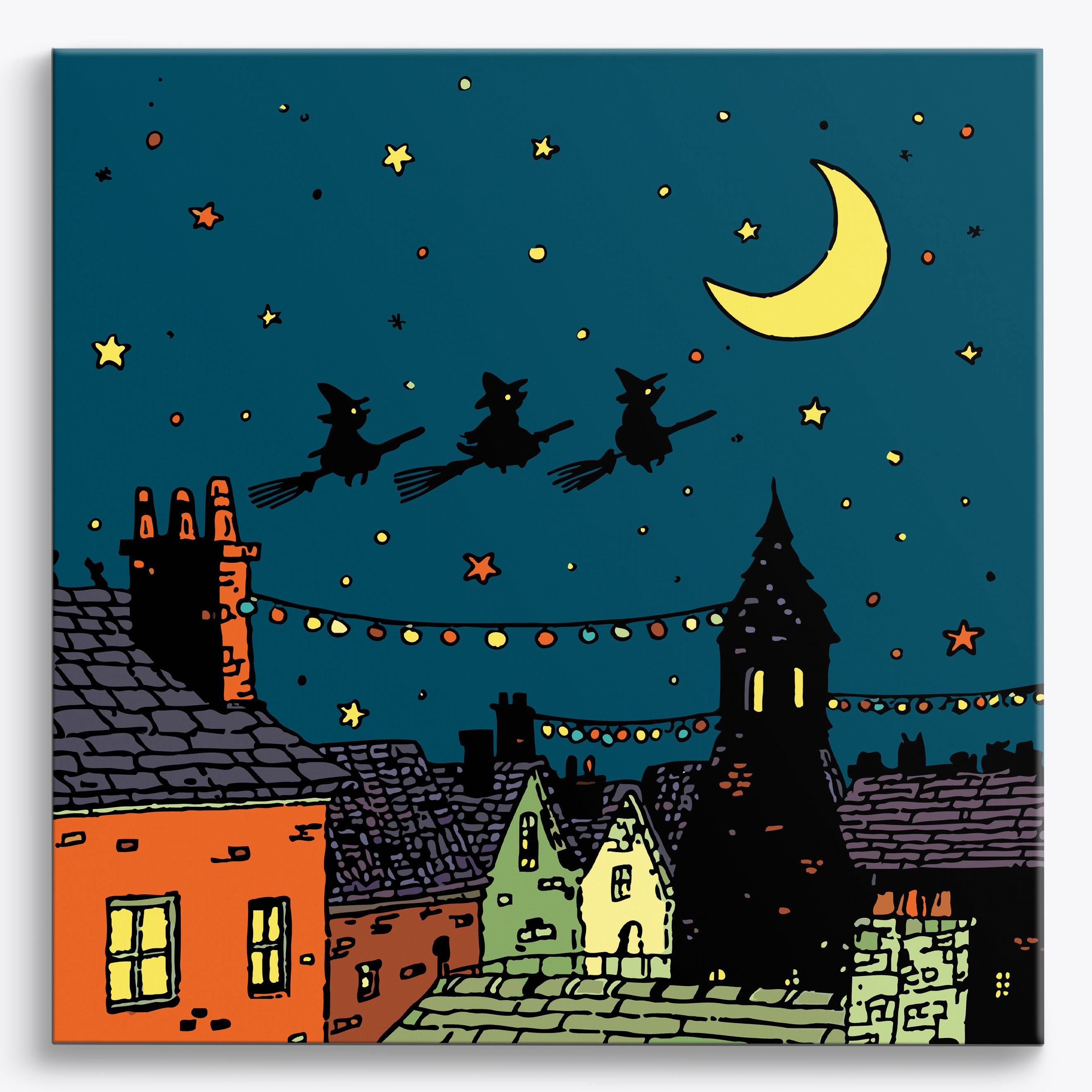 Rooftop Sorcery No Frame / 40x40cm