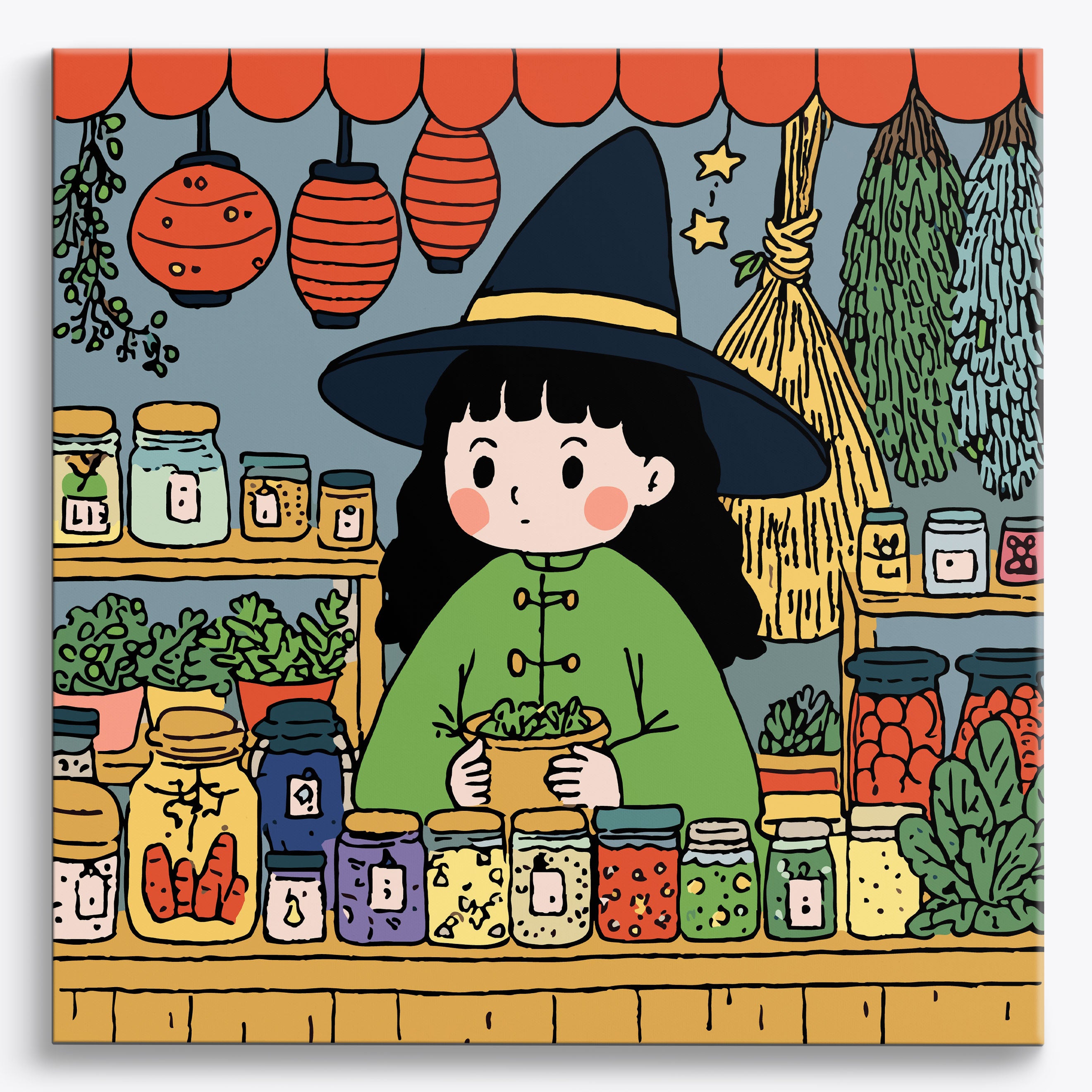 Mystic Market No Frame / 40x40cm