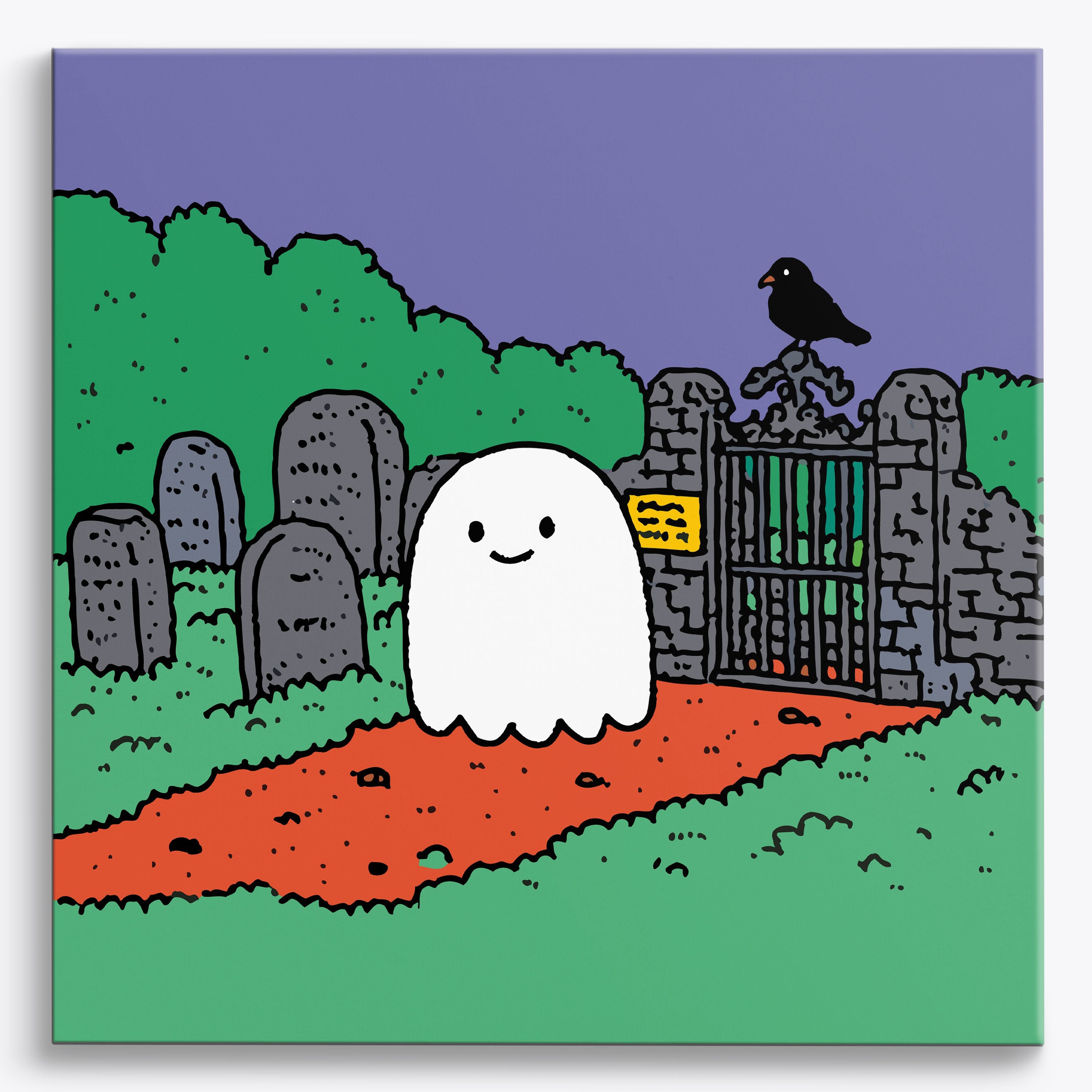Ghoulish Graves No Frame / 40x40cm