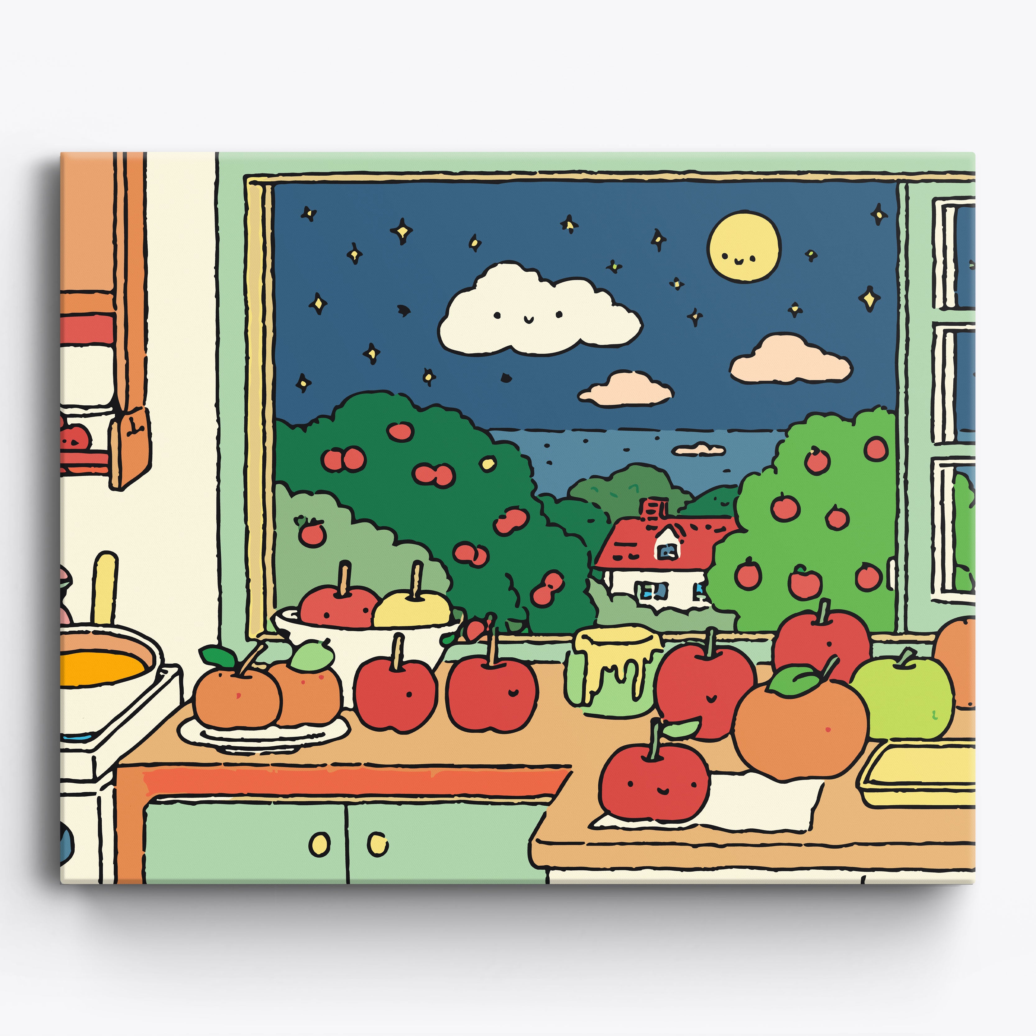 Kitchen Moon Shadows No Frame / 50x40cm