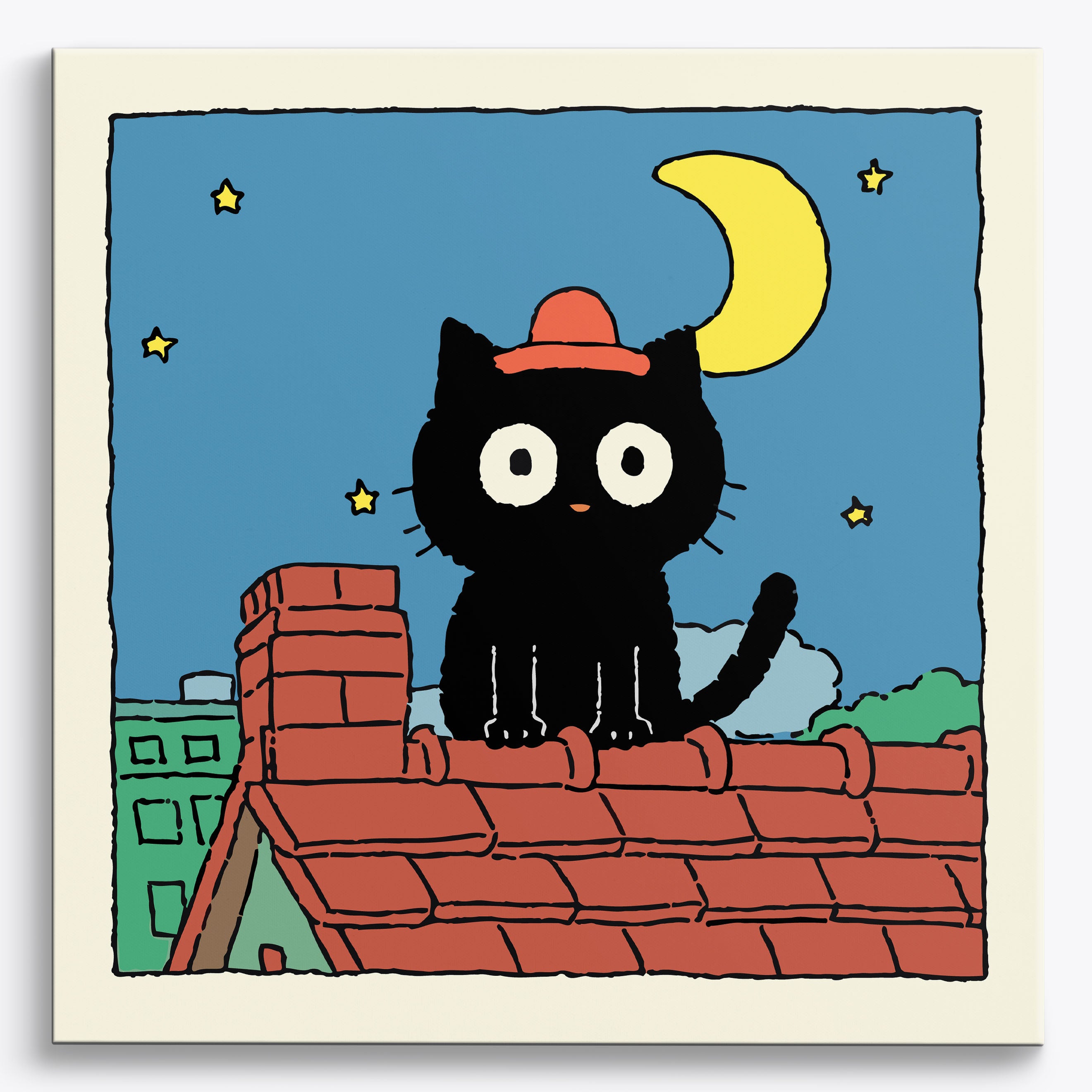 Ember Night No Frame / 40x40cm