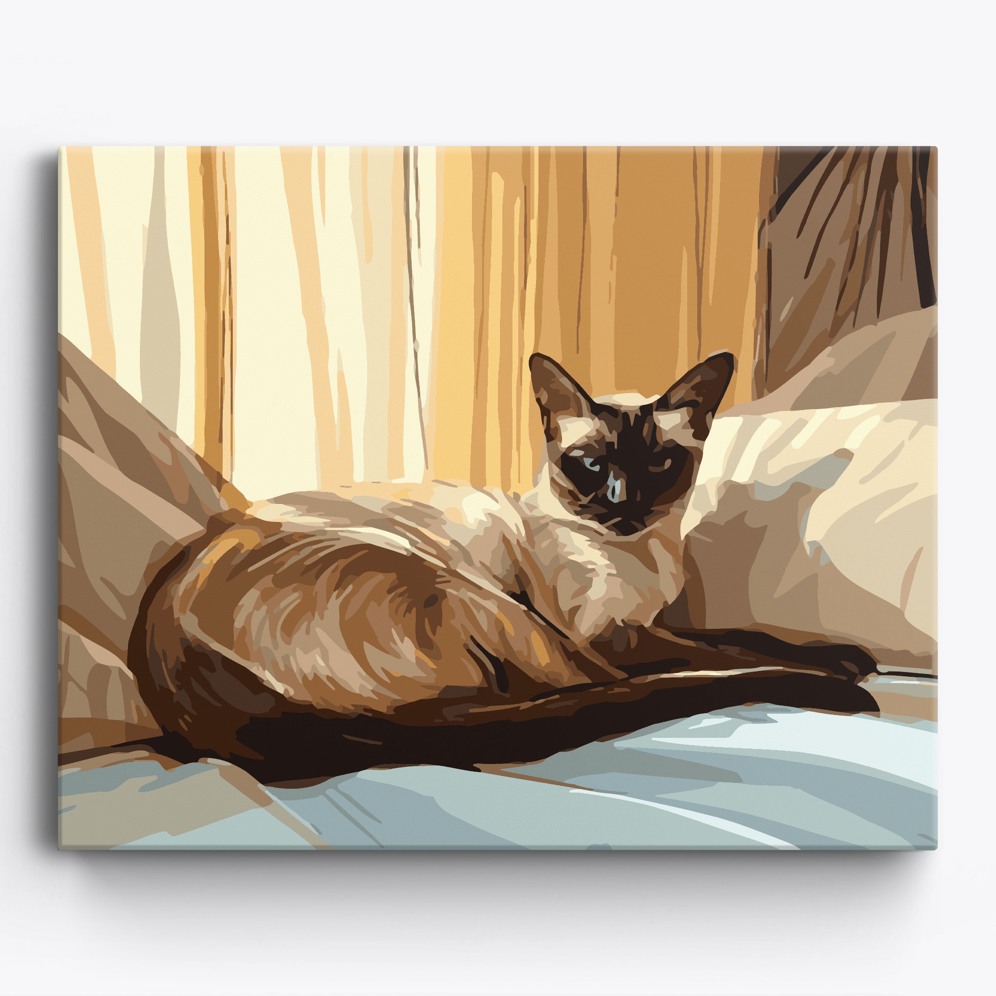 Siamese Sofa Framed / 50x40cm