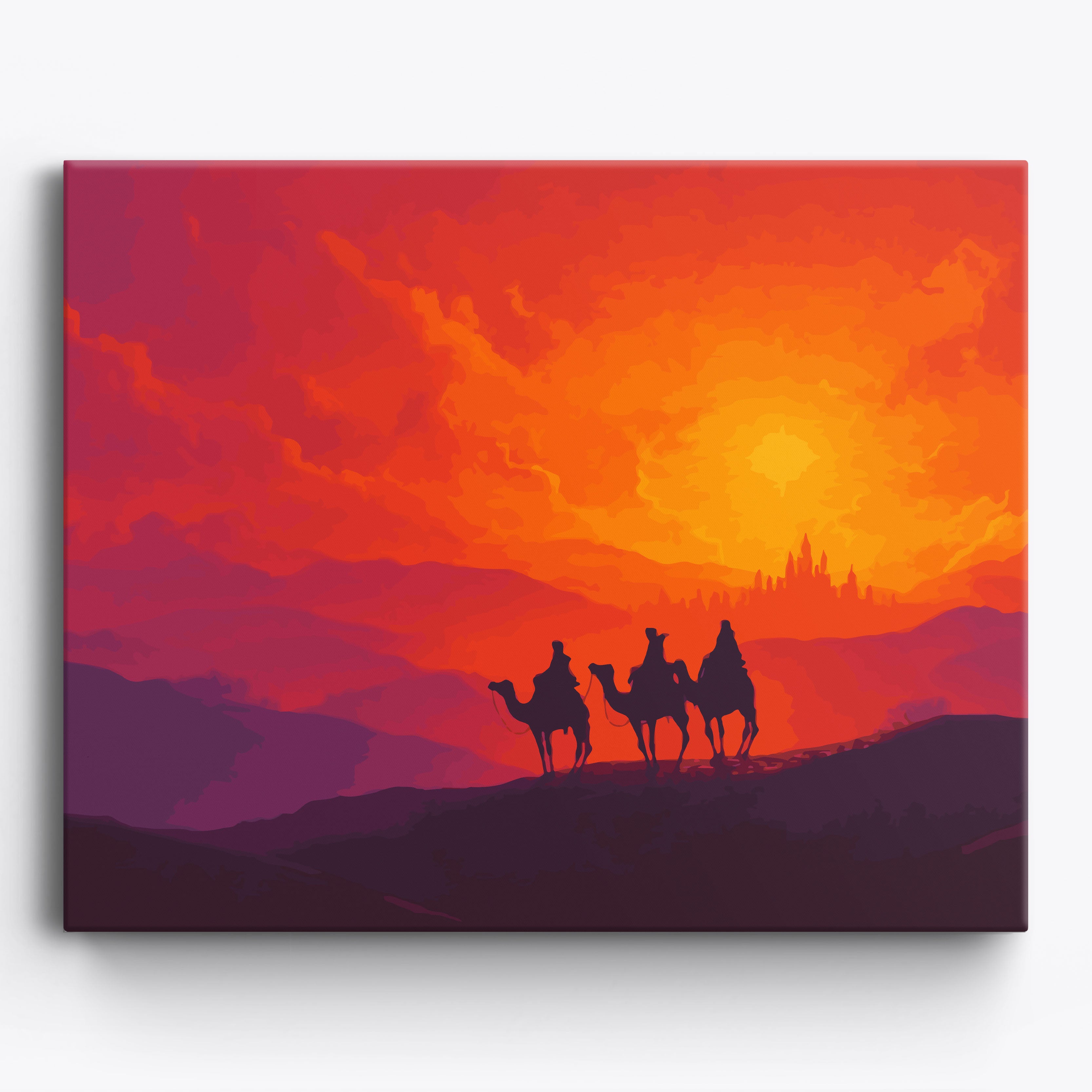 Three Kings' Journey No Frame / 50x40cm