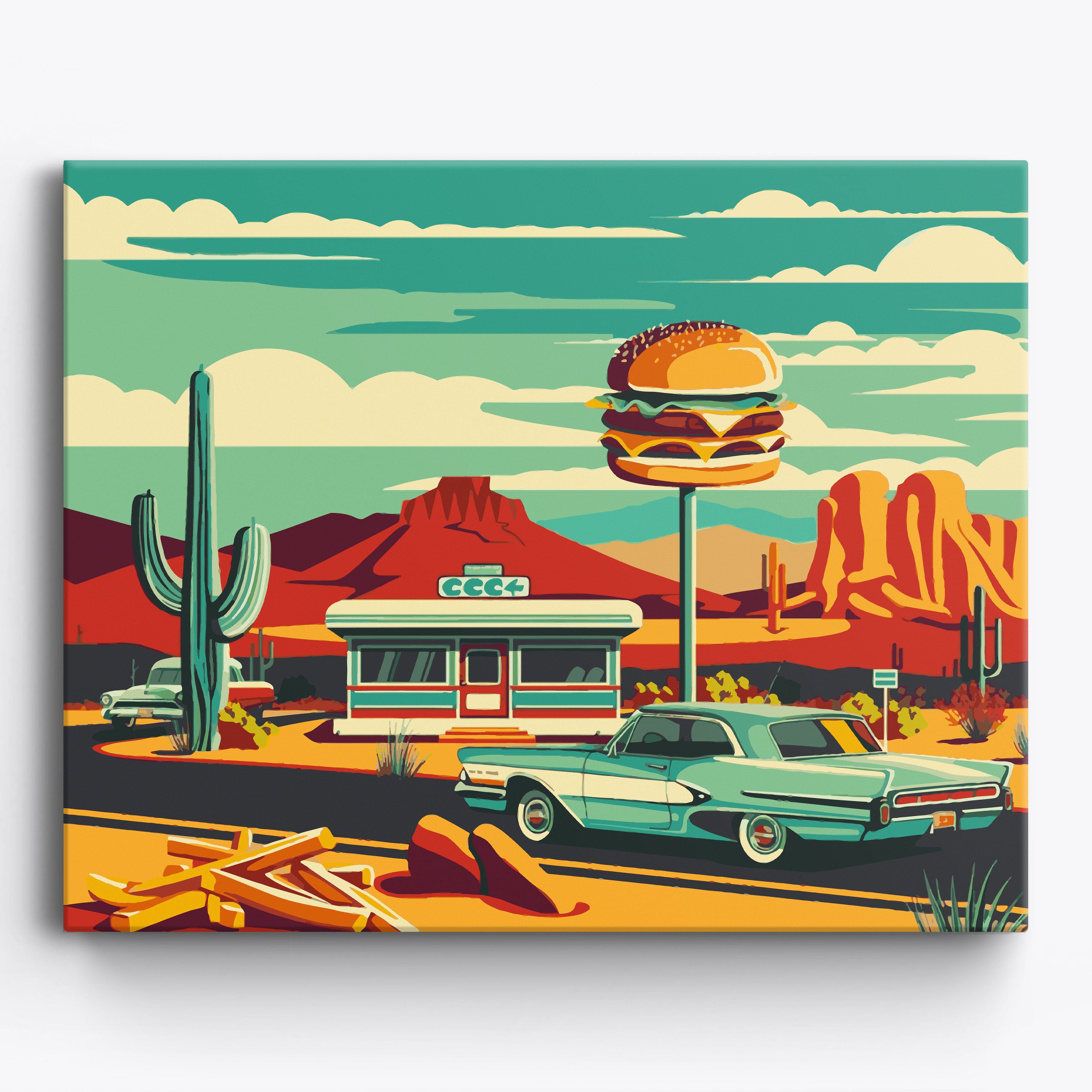 Route 66 Diner Burger