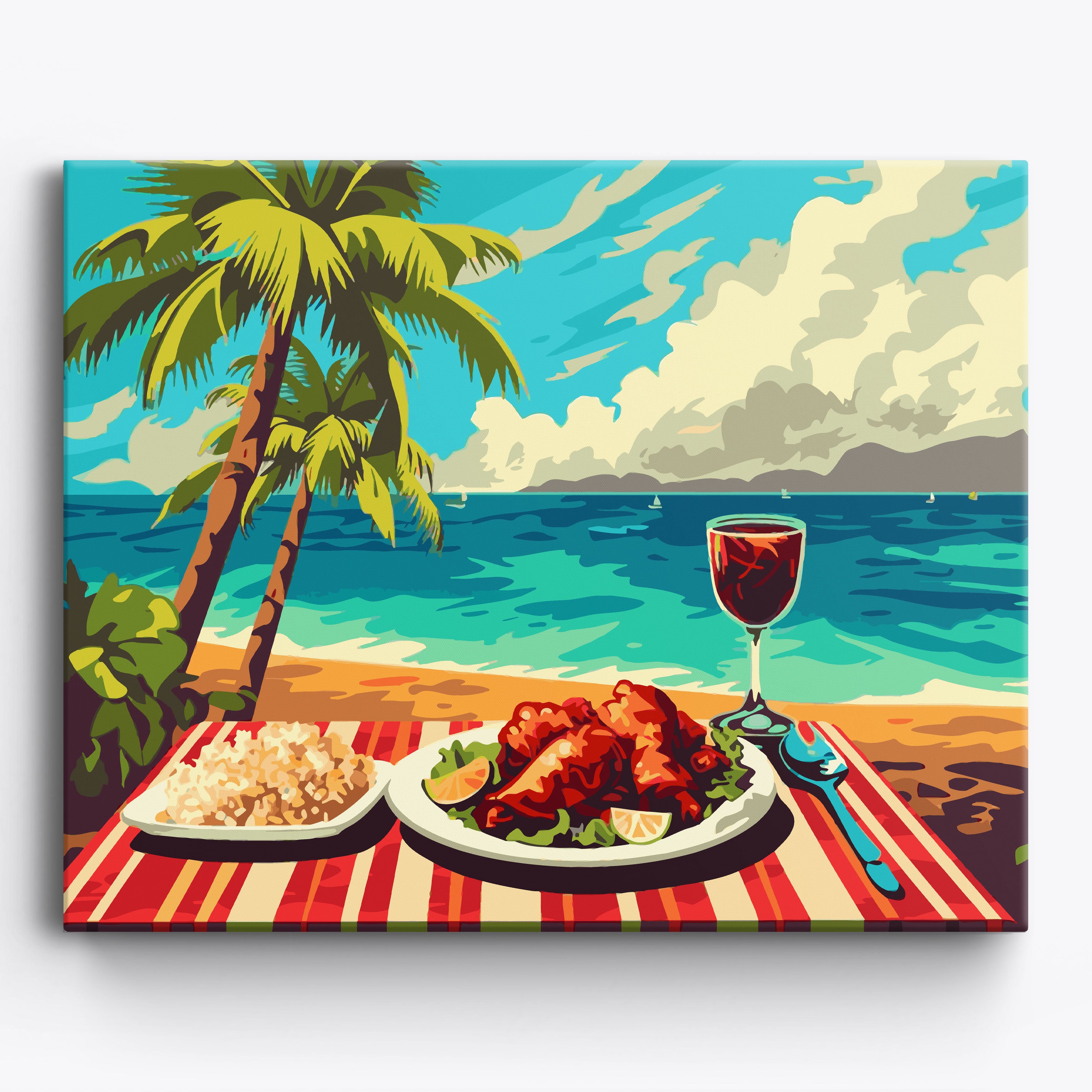 Jamaican Beach Picnic