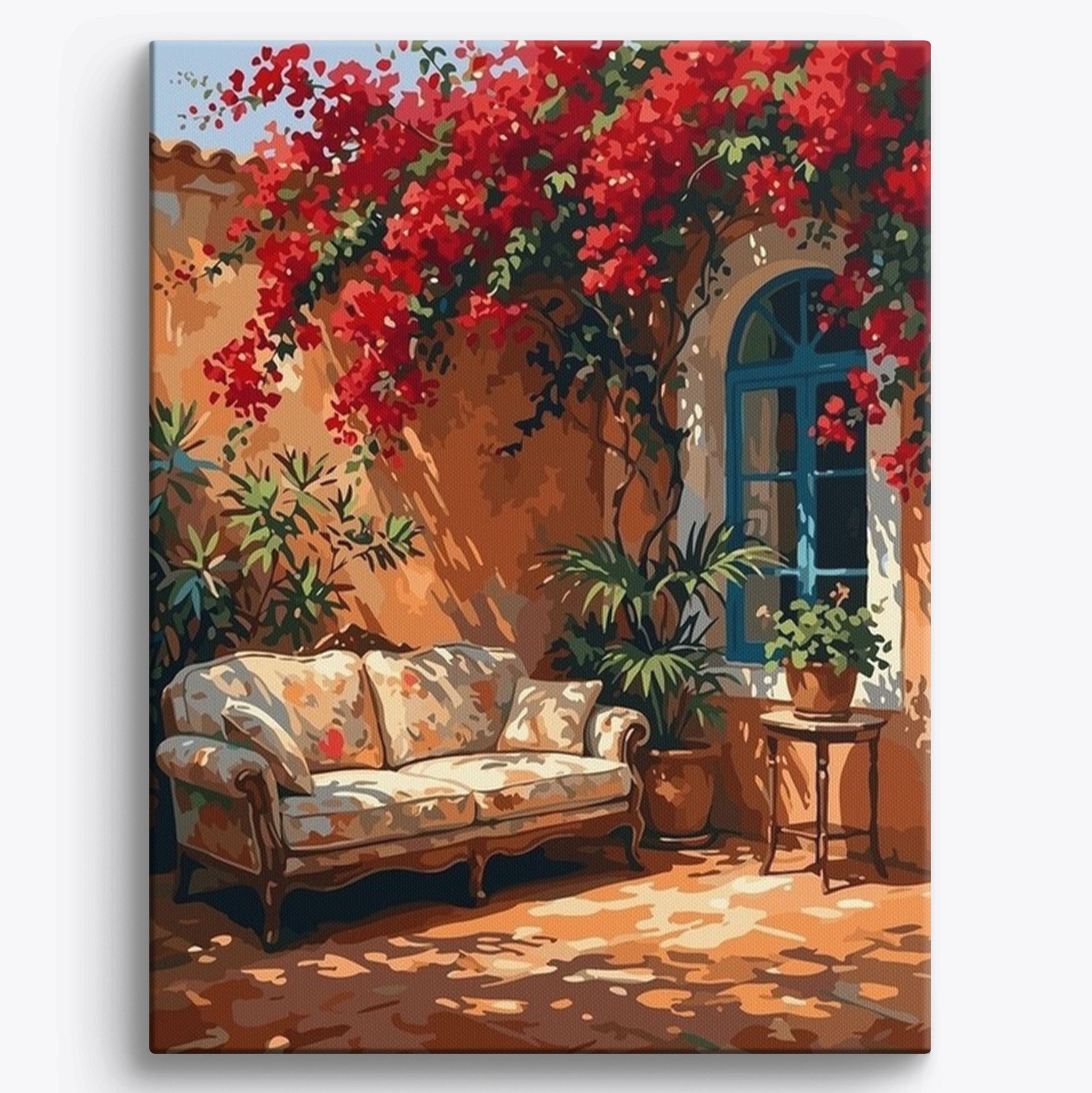 Cozy Blooming Courtyard