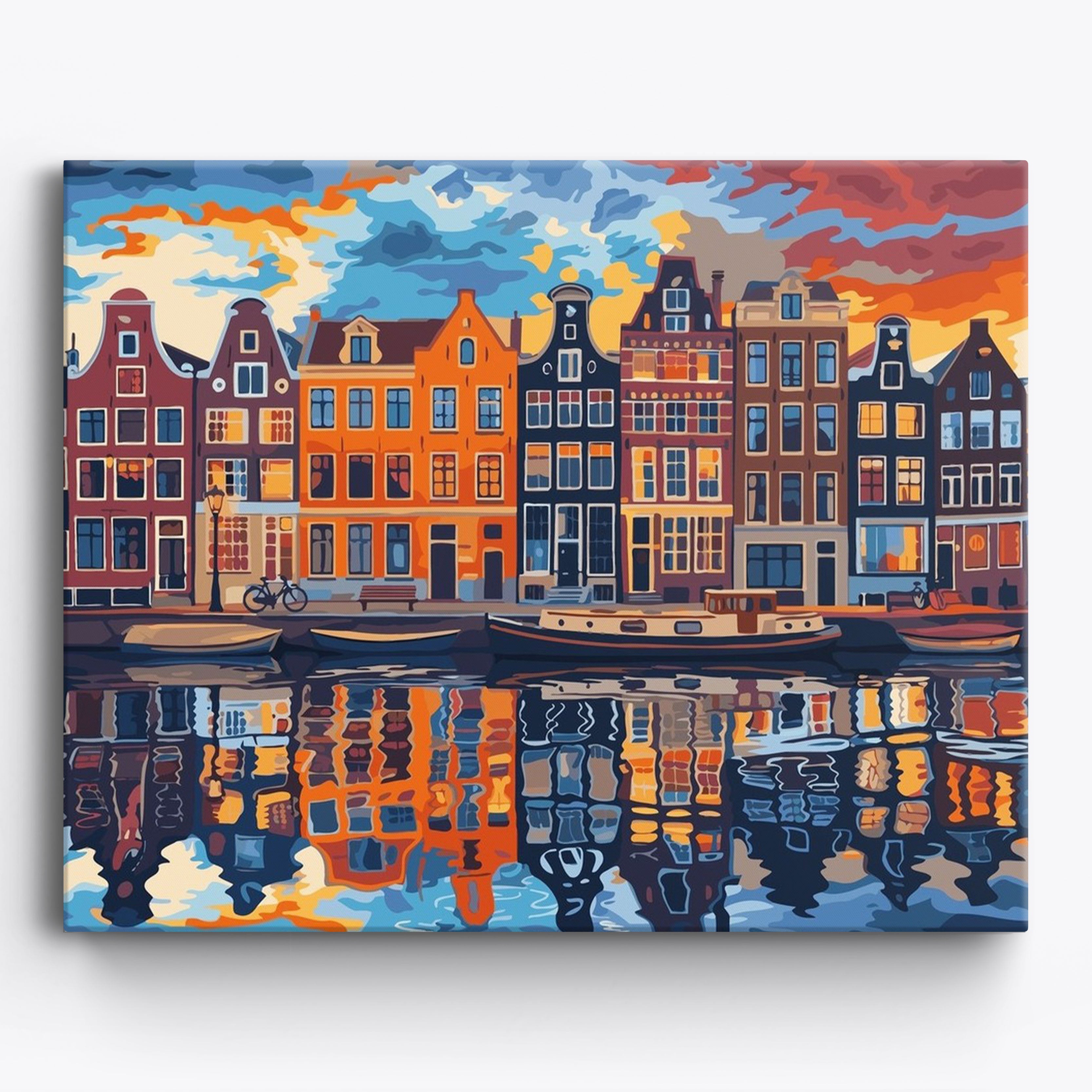 Colorful Amsterdam Reflections