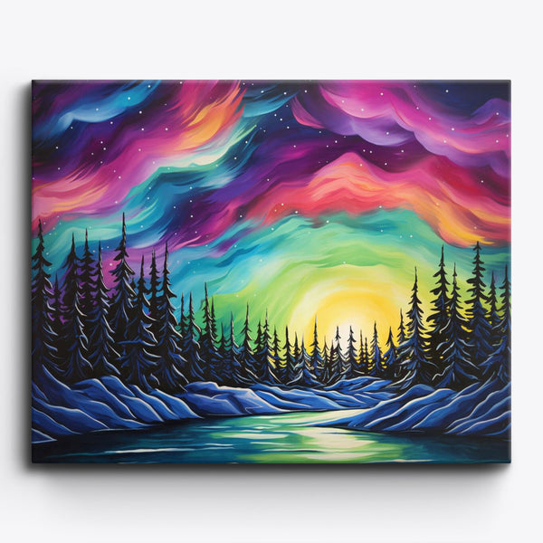 38-kT SOTE ver. AURORA（COLORS：AURORA） abstract_aurora_lake_grande.