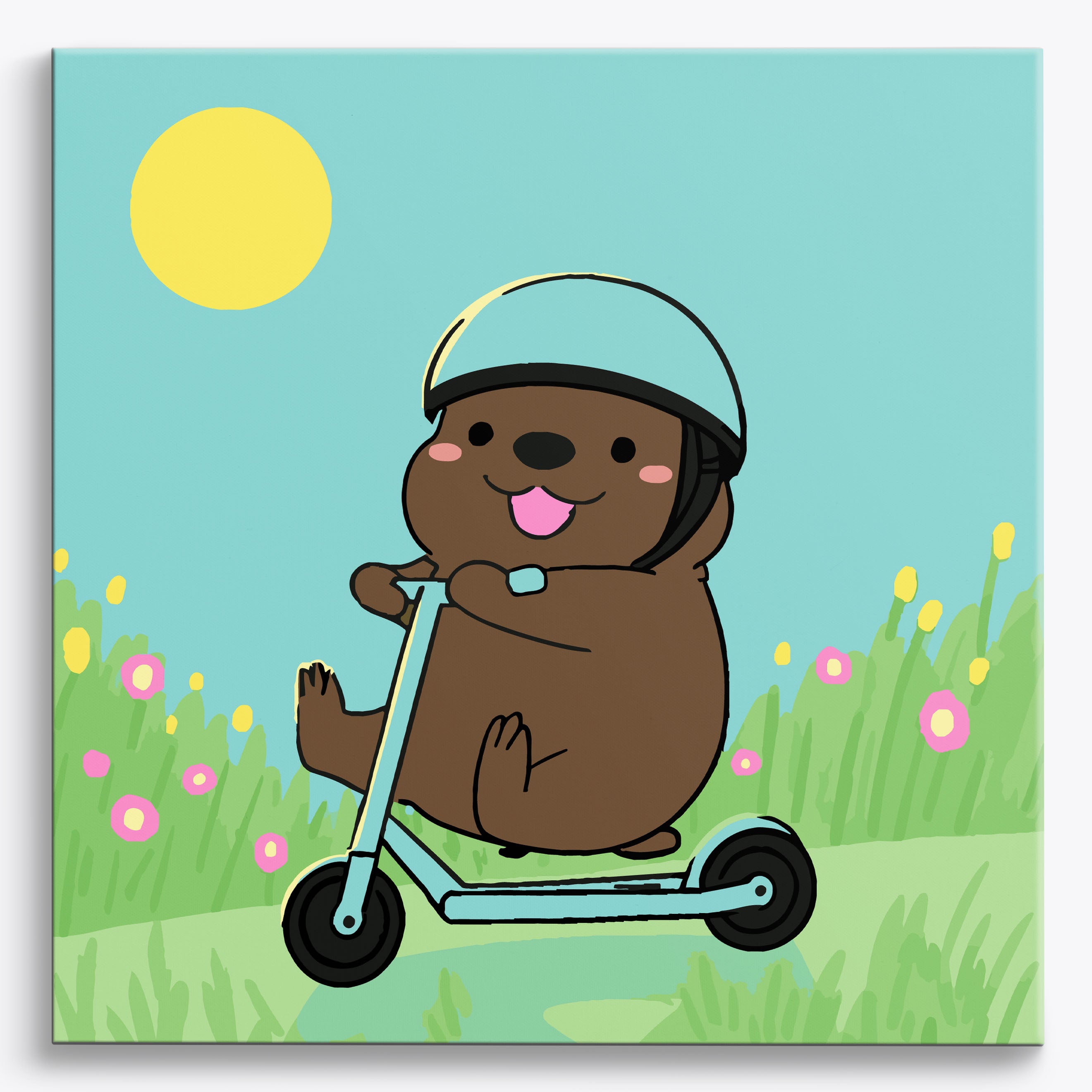 Adventure Wombat No Frame / 40x40cm