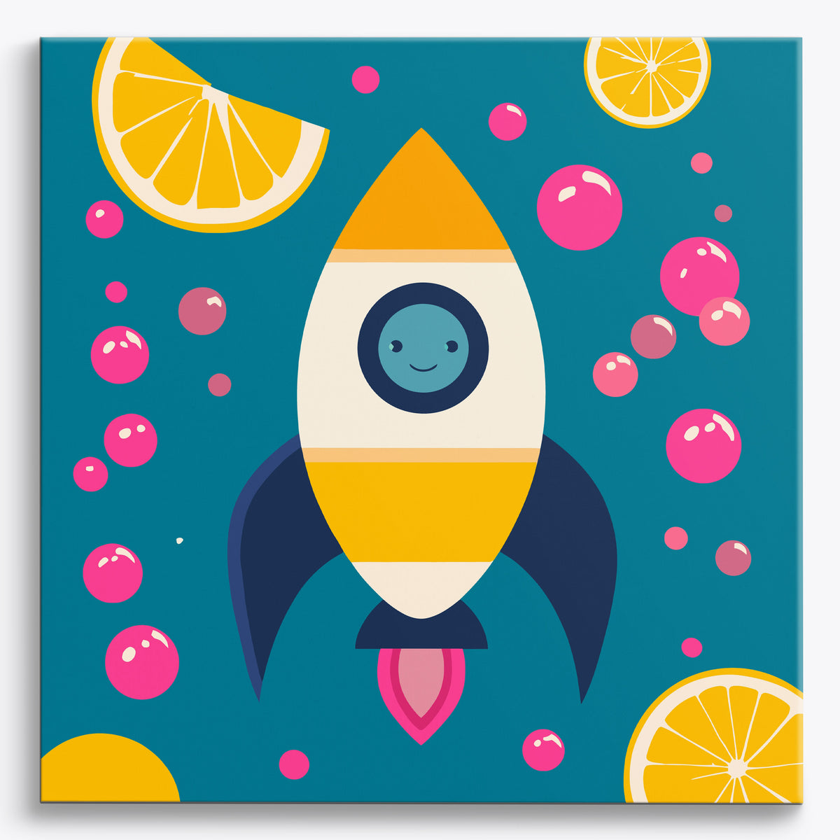 Blast Off Mango | Paint by Numbers Kit by Craftoria