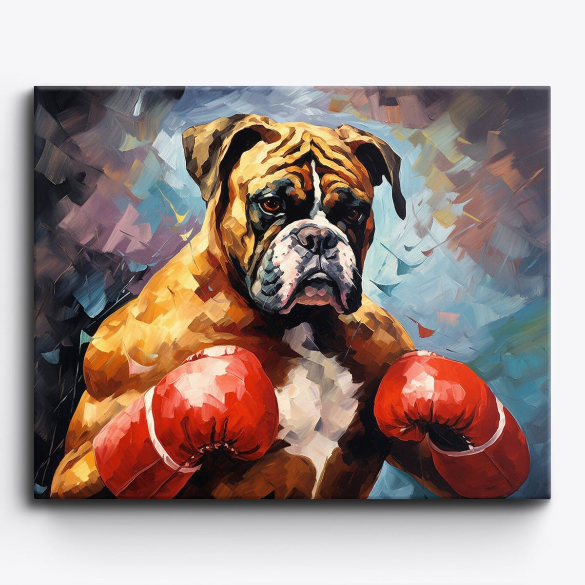 Boxer's Sentinel Stance | Paint by Numbers Kit by Craftoria